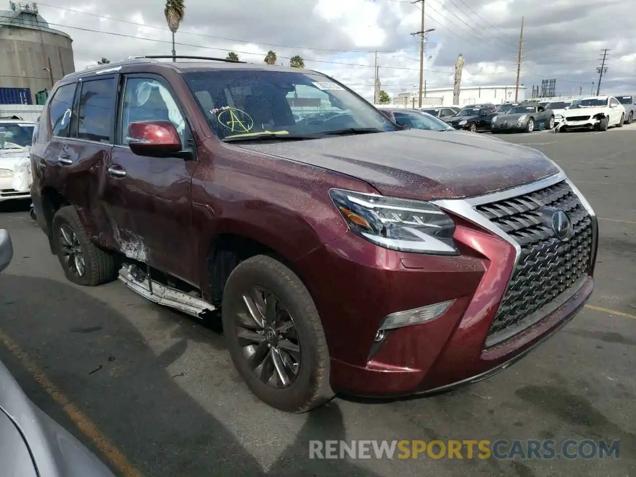 1 Photograph of a damaged car JTJAM7BX8M5293535 LEXUS GX 2021