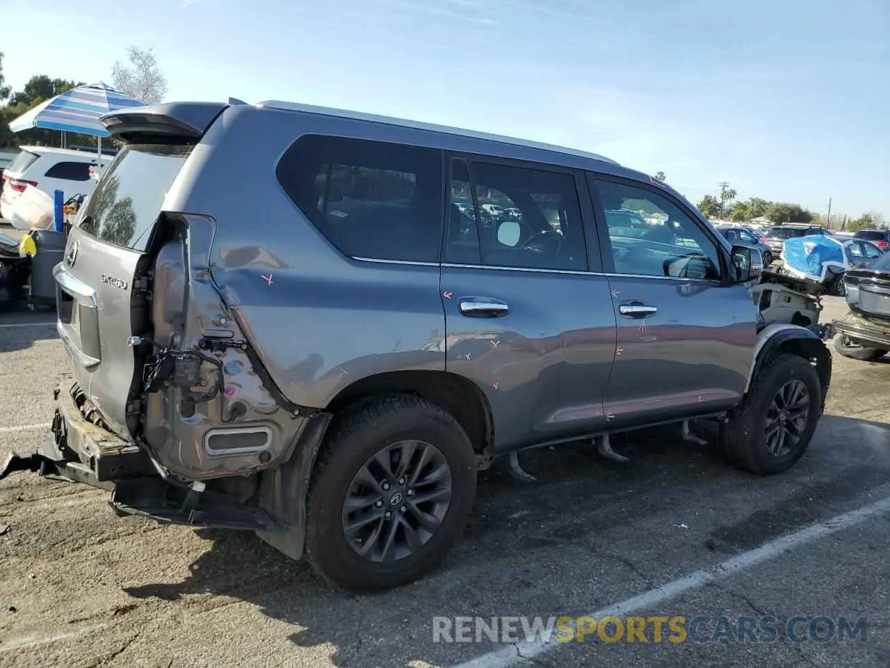 3 Photograph of a damaged car JTJAM7BX9M5294256 LEXUS GX 2021