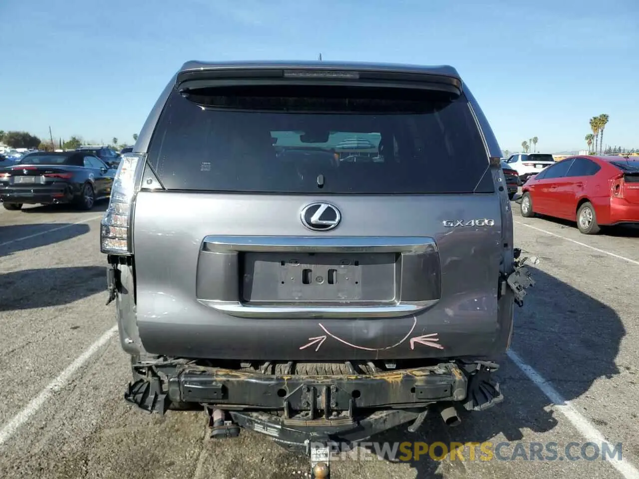 6 Photograph of a damaged car JTJAM7BX9M5294256 LEXUS GX 2021