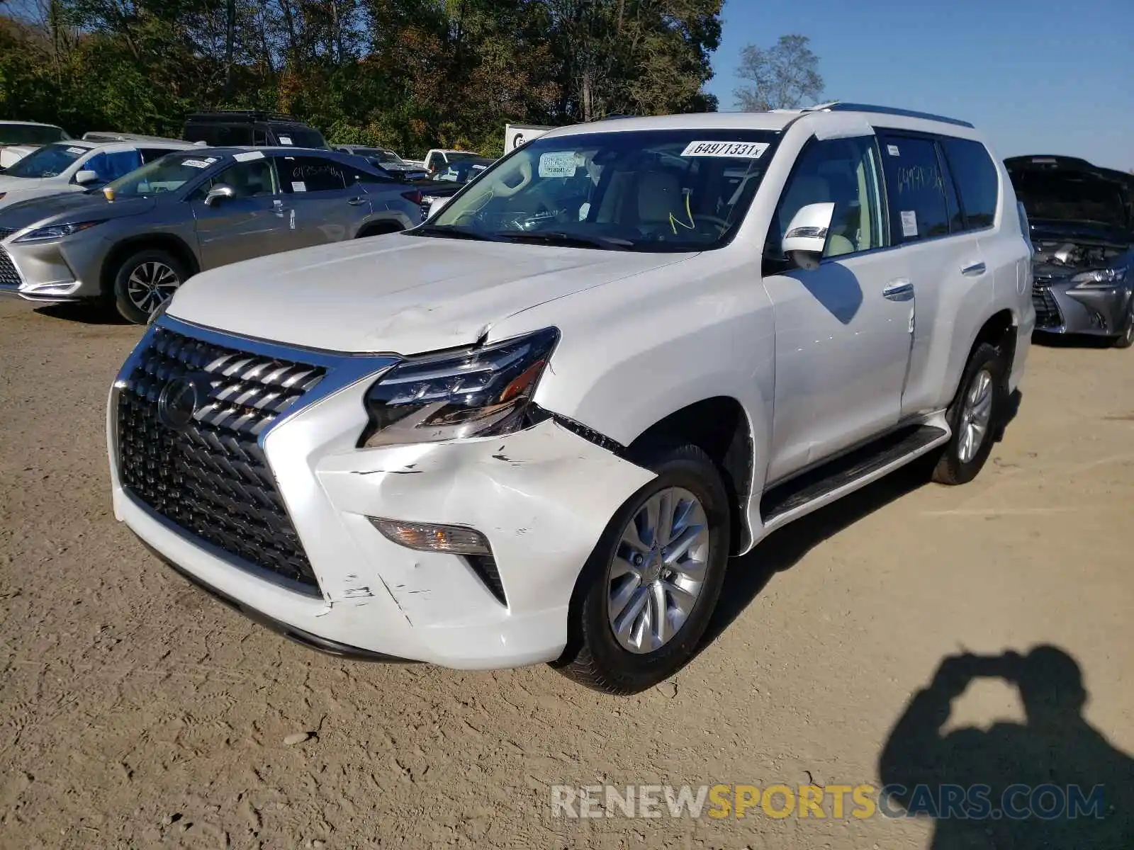 2 Photograph of a damaged car JTJBM7BX0M5301602 LEXUS GX 2021