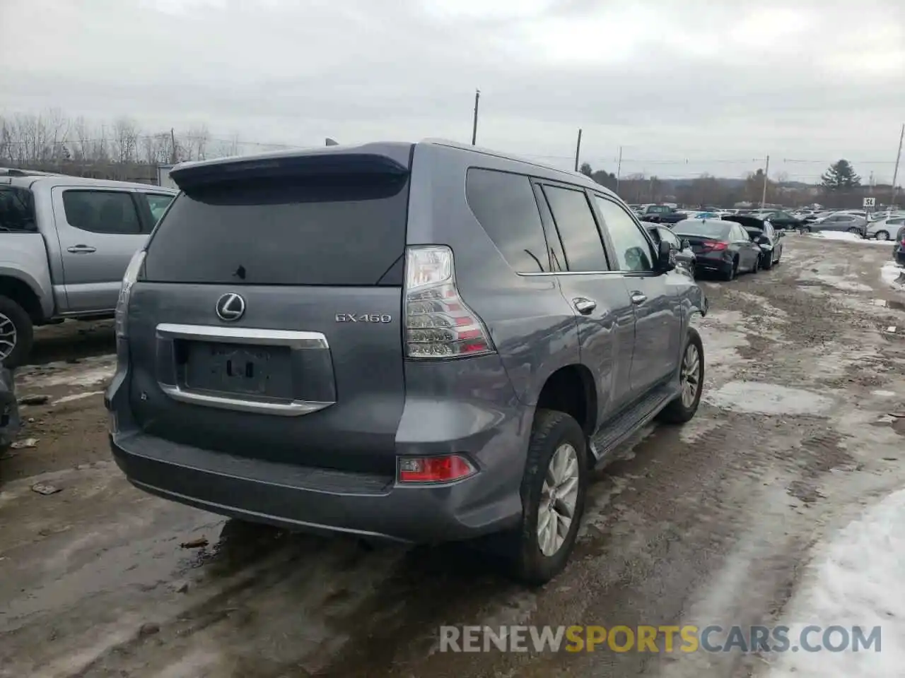 4 Photograph of a damaged car JTJBM7BX8M5273645 LEXUS GX 2021