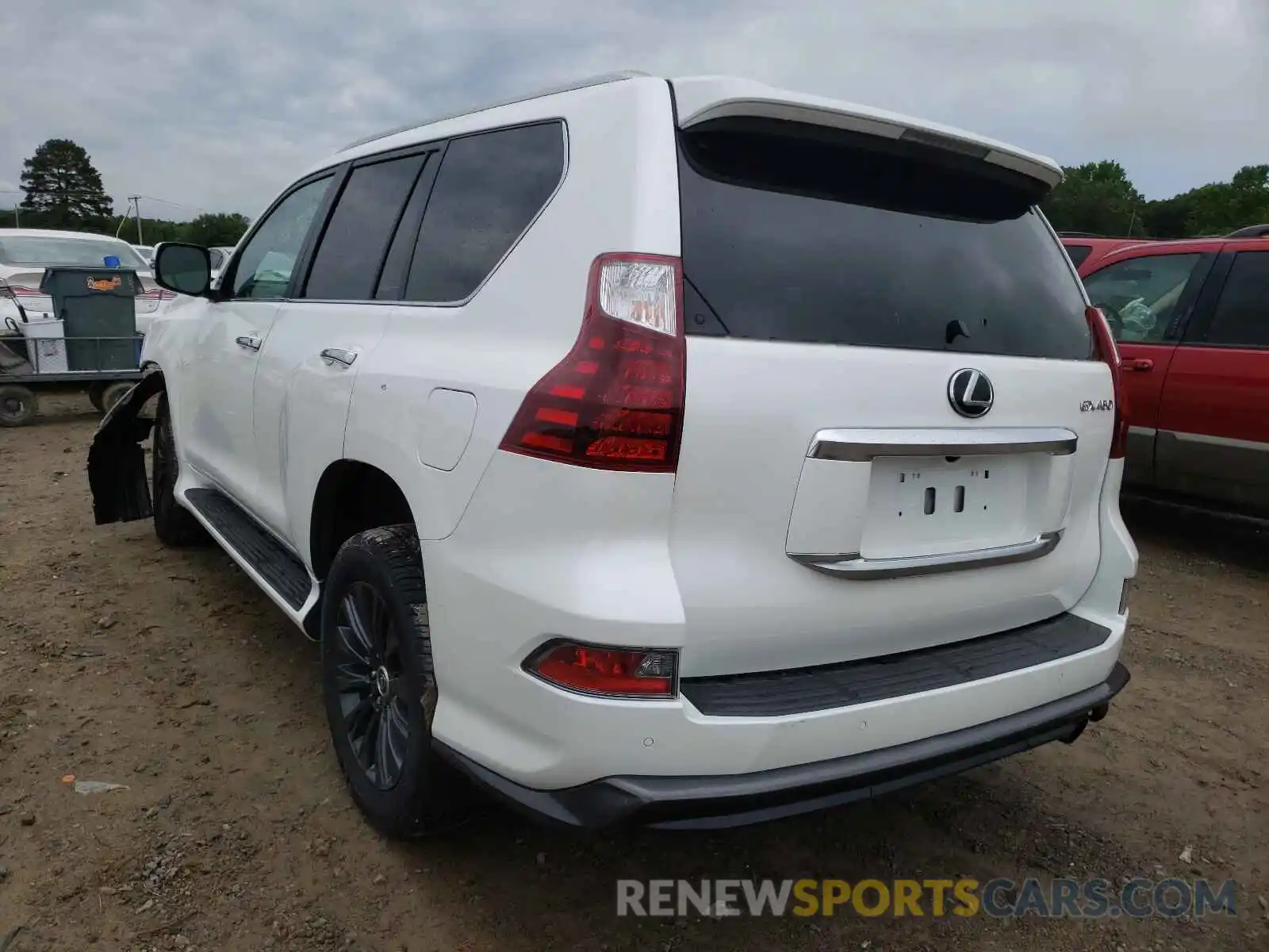 3 Photograph of a damaged car JTJGM7BX1M5273766 LEXUS GX 2021