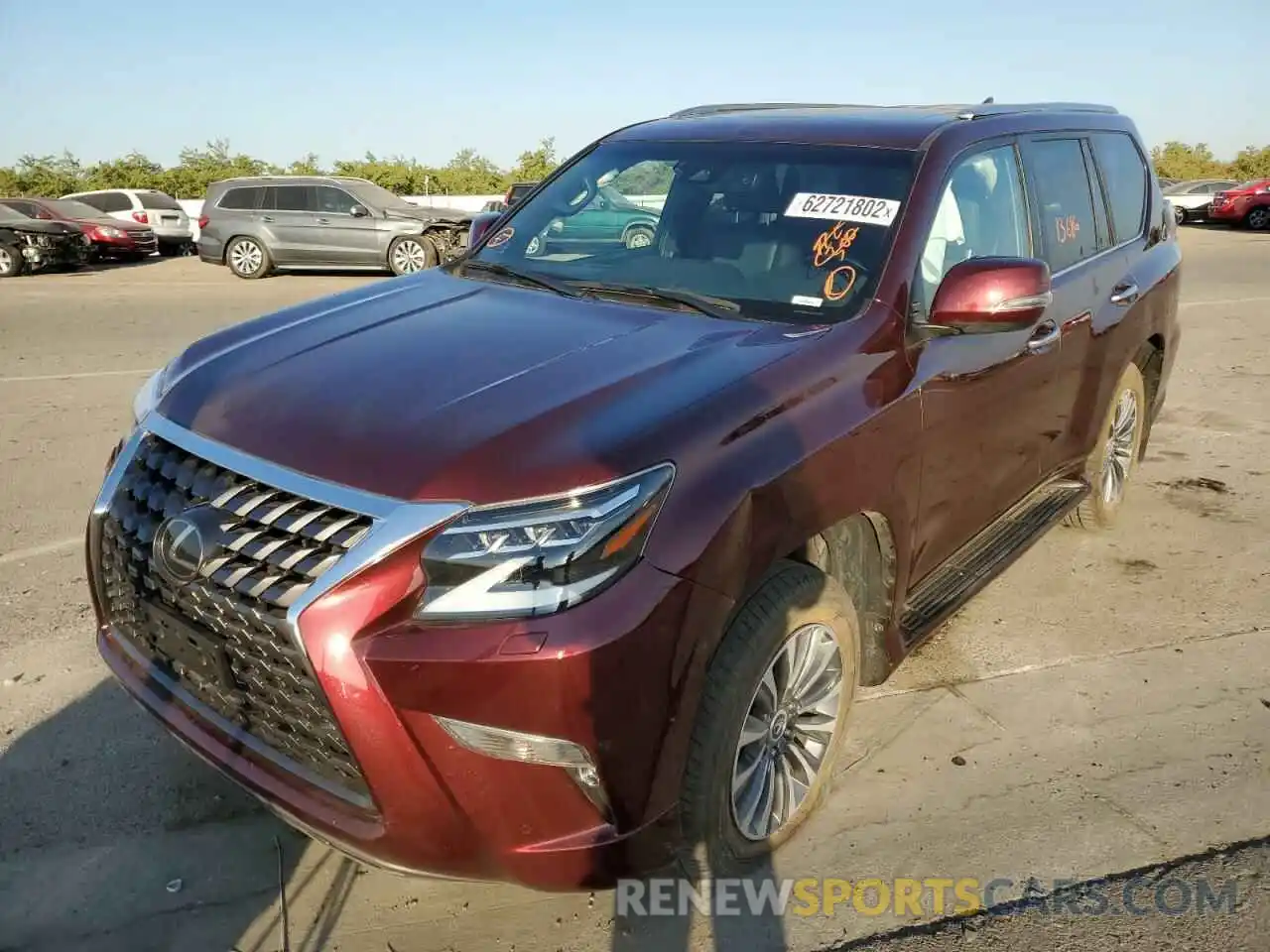 2 Photograph of a damaged car JTJGM7BX2M5304653 LEXUS GX 2021