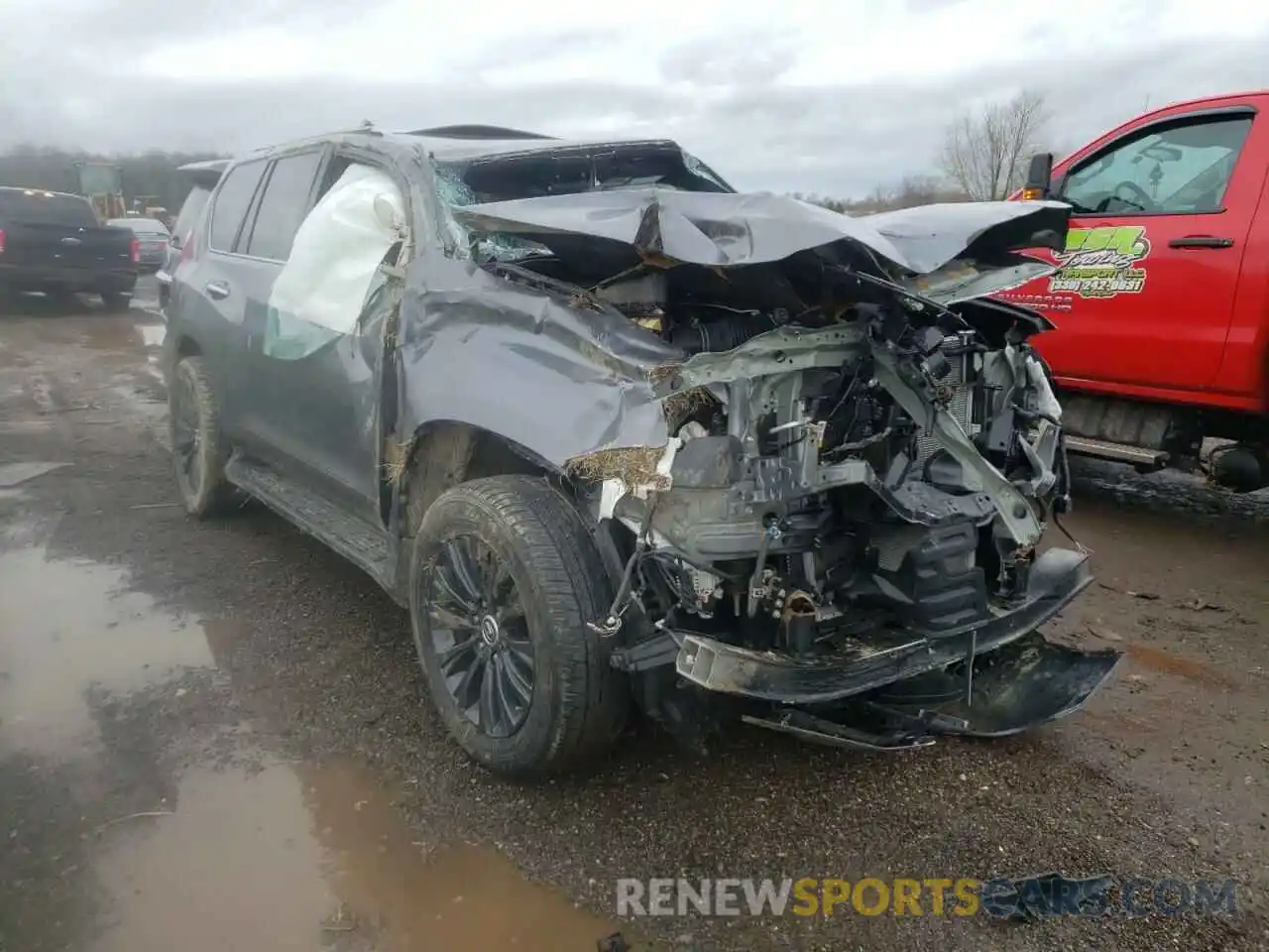 1 Photograph of a damaged car JTJGM7BX6M5276338 LEXUS GX 2021