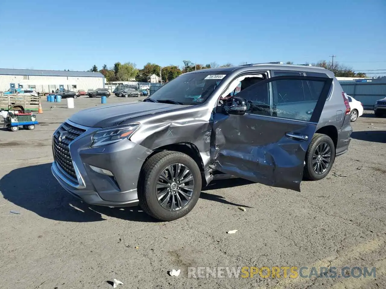 1 Photograph of a damaged car JTJGM7BX9M5280383 LEXUS GX 2021