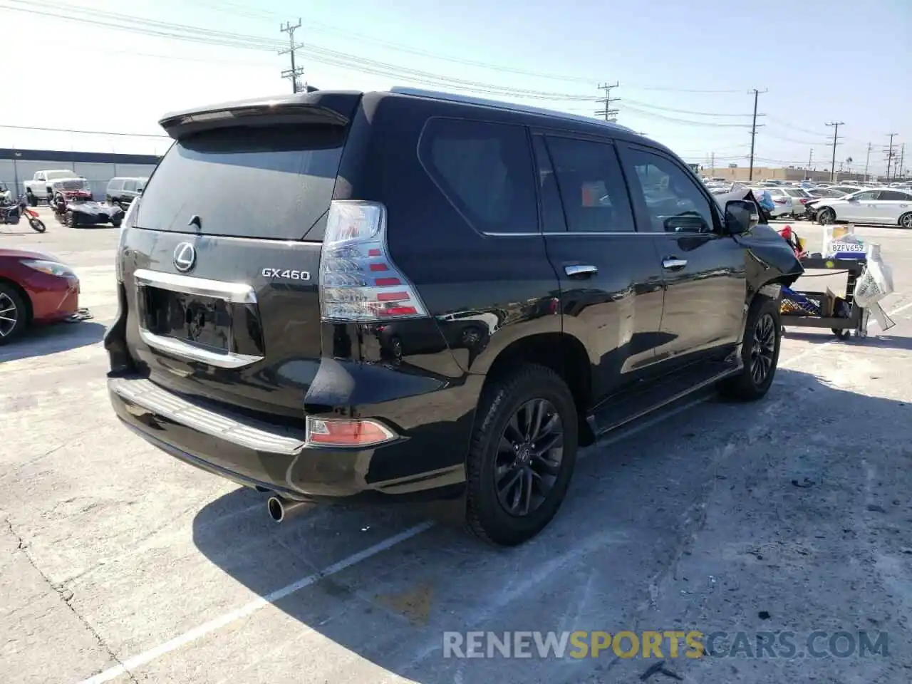 4 Photograph of a damaged car JTJAM7BX0N5312516 LEXUS GX 2022