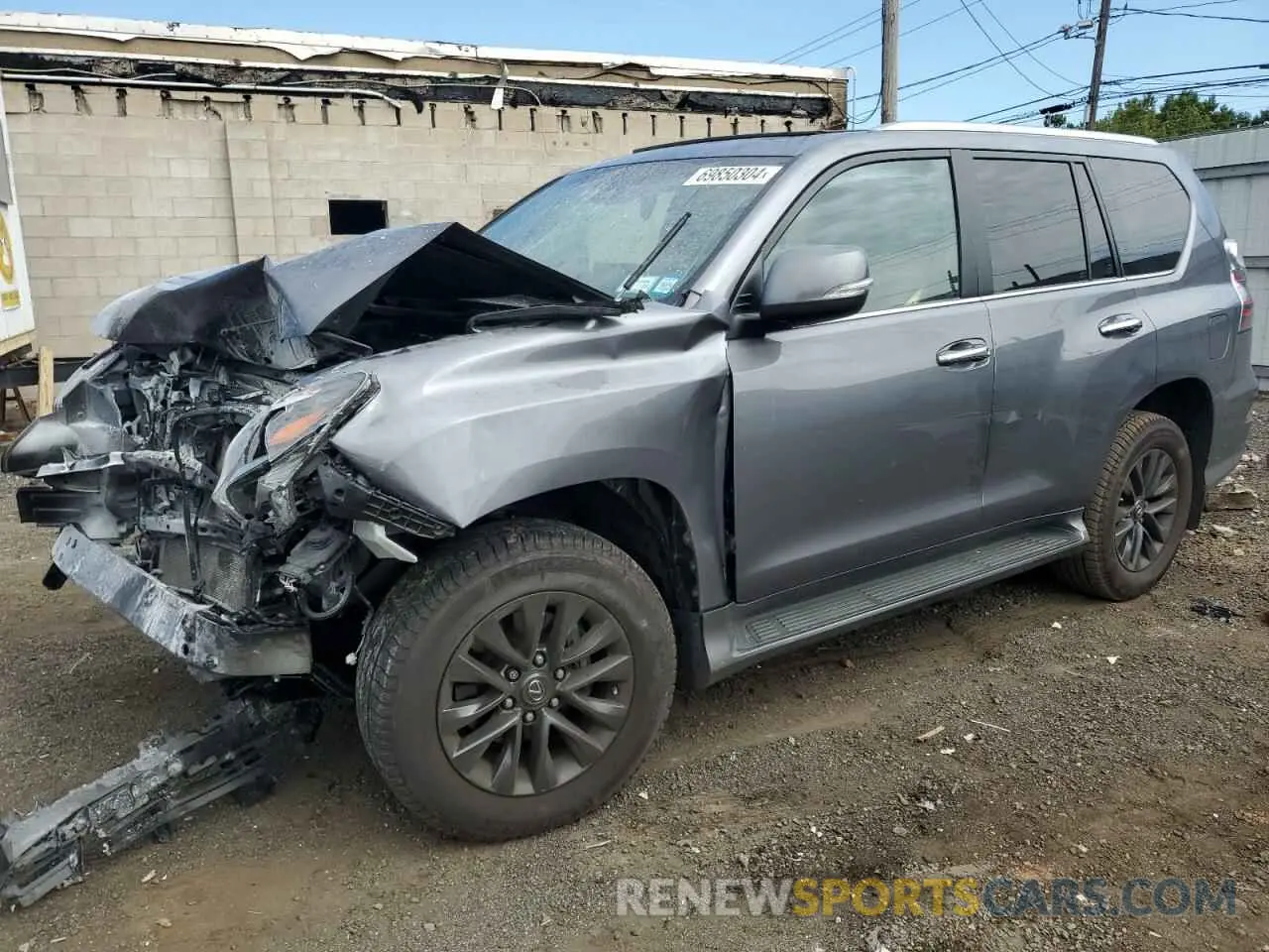 1 Photograph of a damaged car JTJAM7BX2N5313666 LEXUS GX 2022