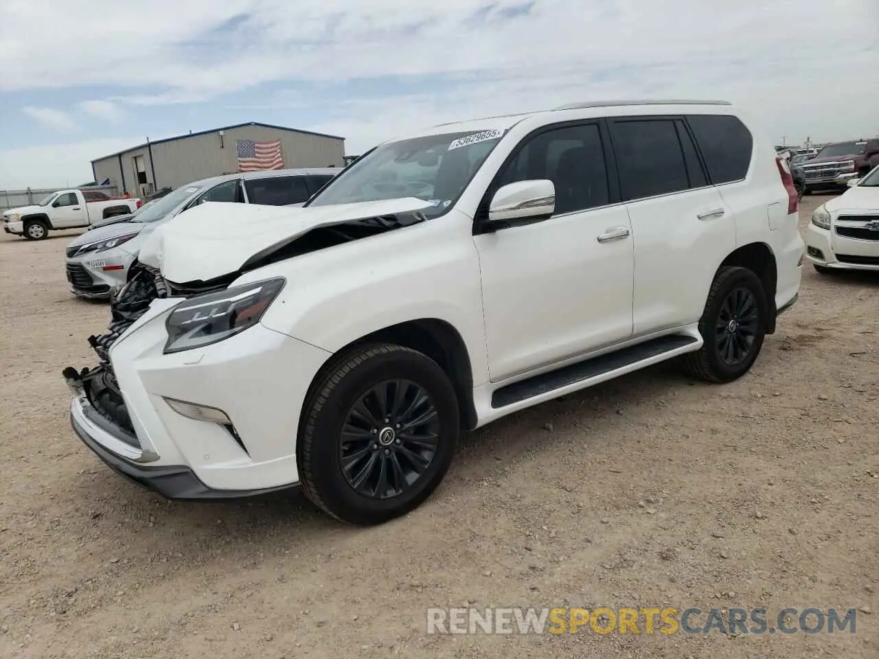 1 Photograph of a damaged car JTJAM7BX3N5312848 LEXUS GX 2022