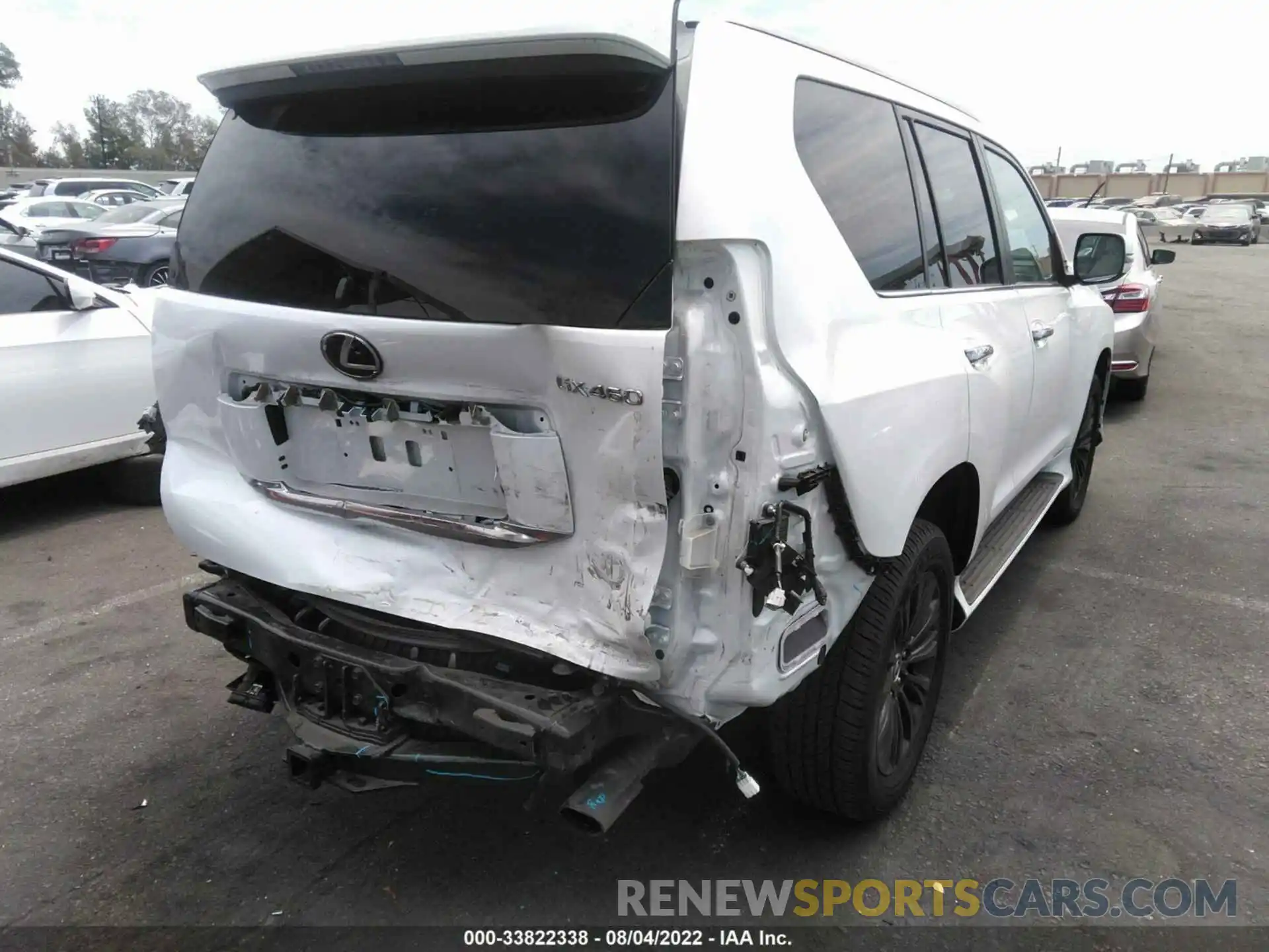 4 Photograph of a damaged car JTJAM7BX4N5305942 LEXUS GX 2022