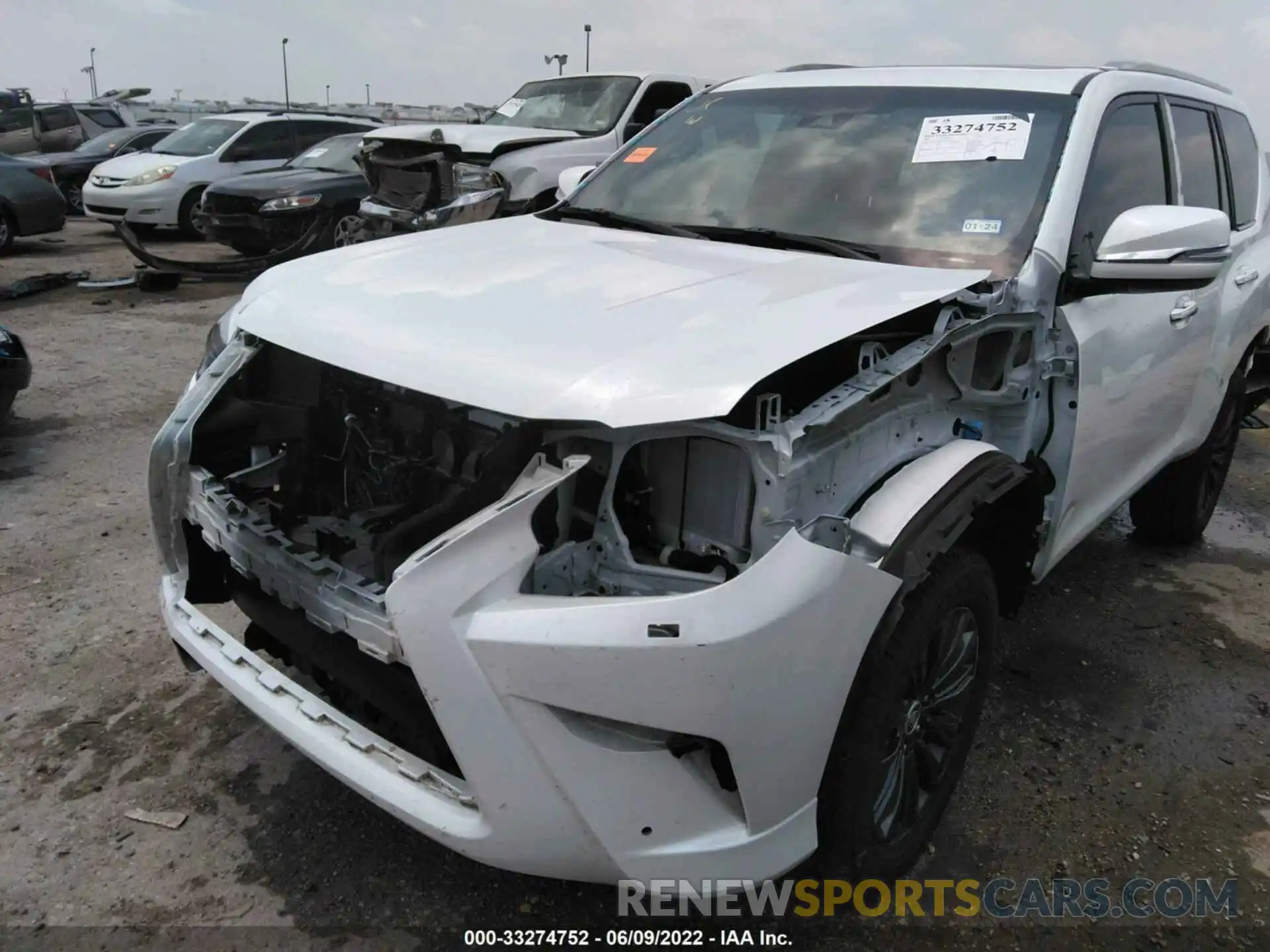 6 Photograph of a damaged car JTJAM7BX6N5315419 LEXUS GX 2022