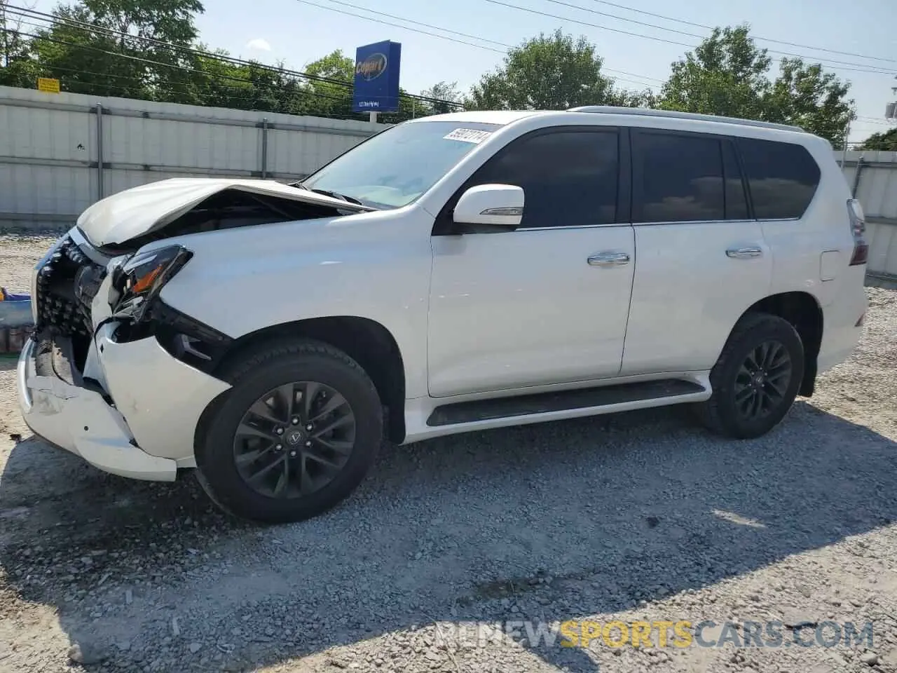 1 Photograph of a damaged car JTJAM7BX6N5320281 LEXUS GX 2022