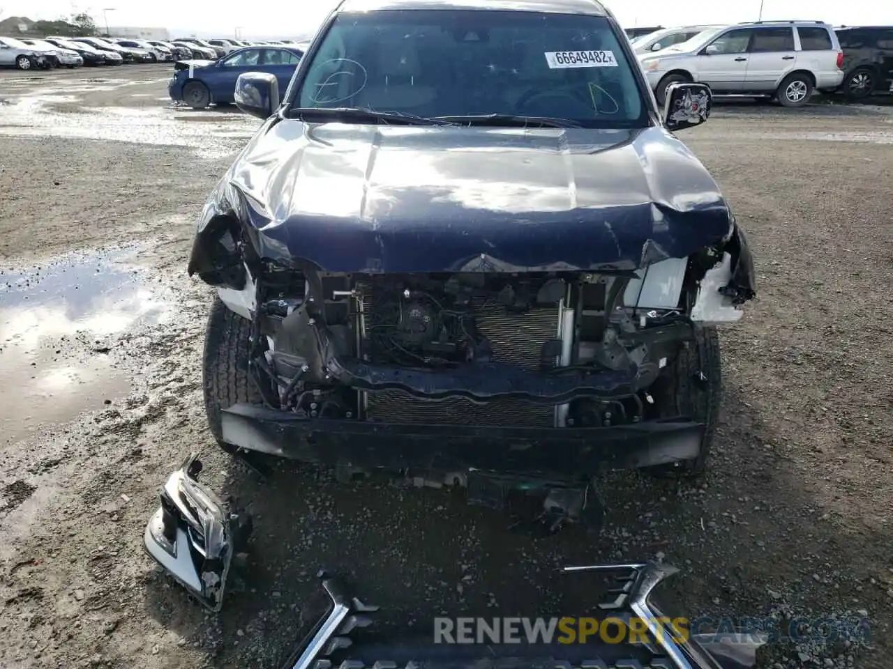 9 Photograph of a damaged car JTJAM7BX6N5323973 LEXUS GX 2022