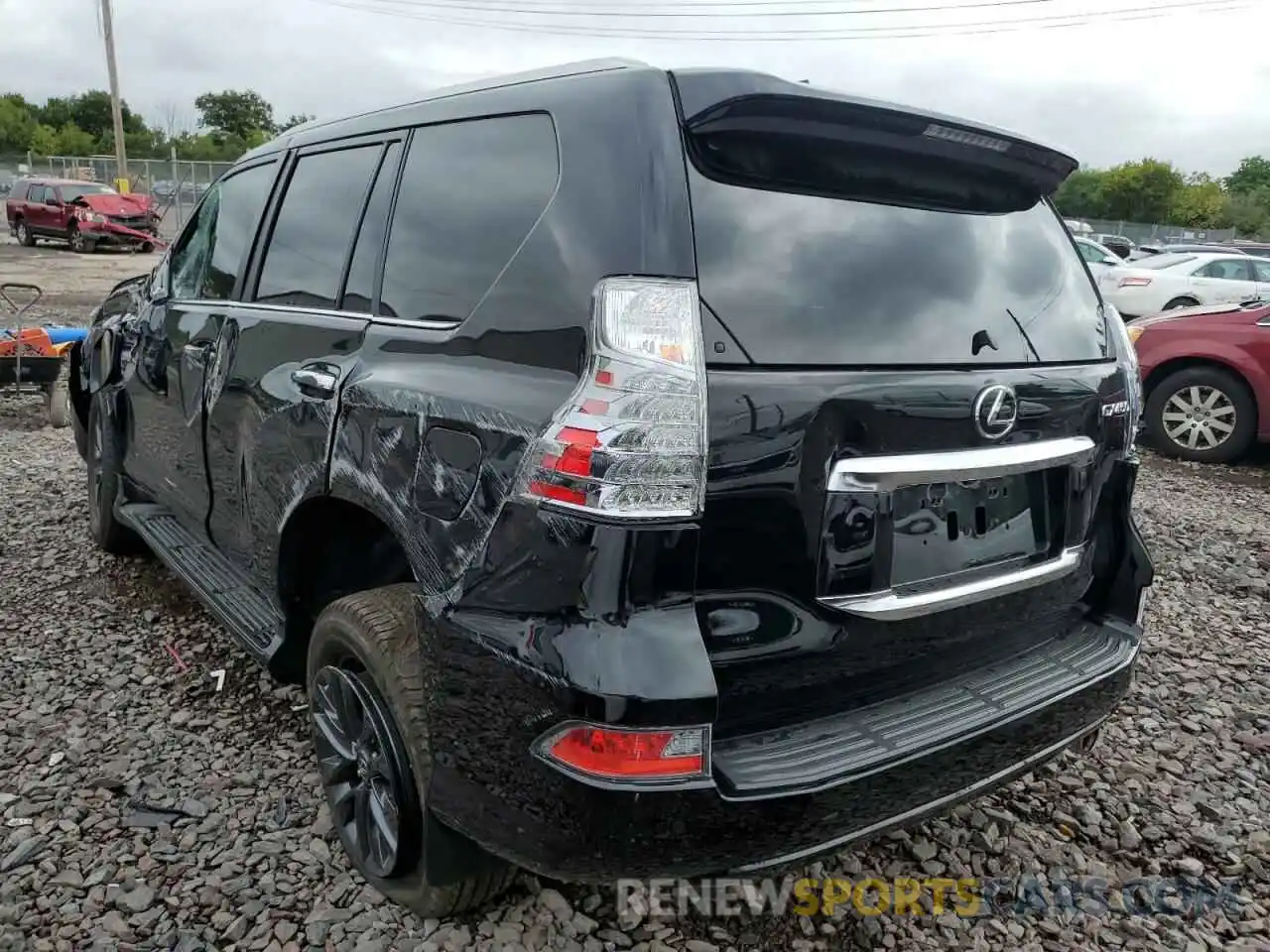 3 Photograph of a damaged car JTJAM7BX7N5327675 LEXUS GX 2022