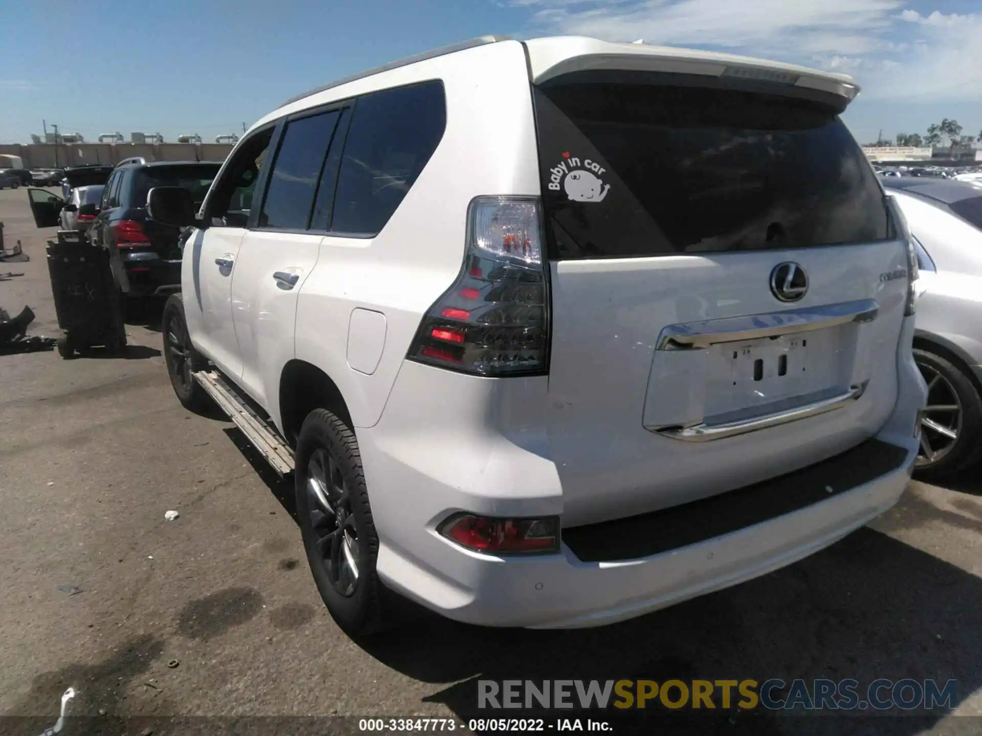 3 Photograph of a damaged car JTJAM7BX8N5309735 LEXUS GX 2022