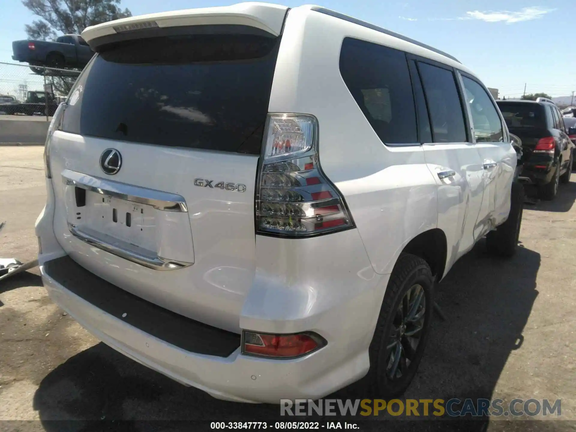 4 Photograph of a damaged car JTJAM7BX8N5309735 LEXUS GX 2022