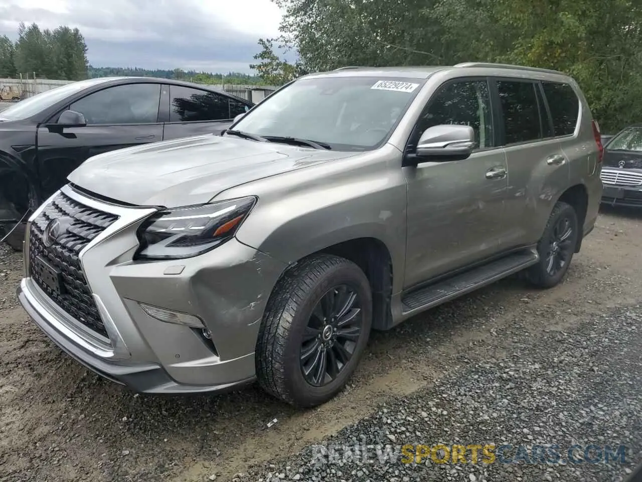 1 Photograph of a damaged car JTJAM7BX8N5326034 LEXUS GX 2022