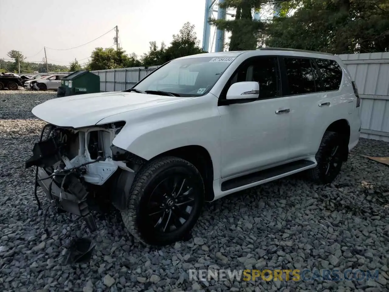 1 Photograph of a damaged car JTJAM7BX8N5330830 LEXUS GX 2022