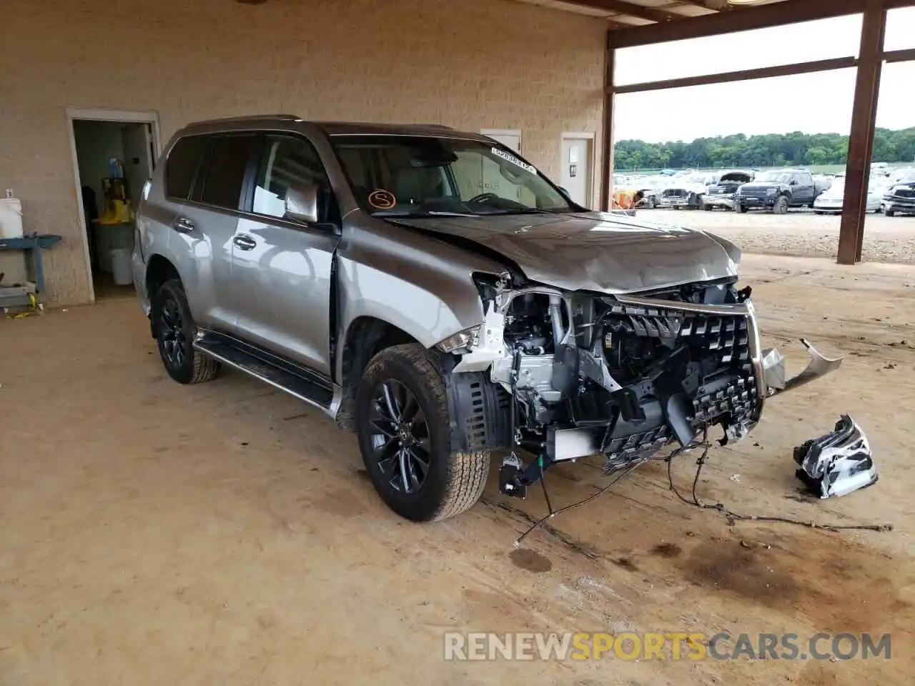 1 Photograph of a damaged car JTJAM7BX9N5312546 LEXUS GX 2022