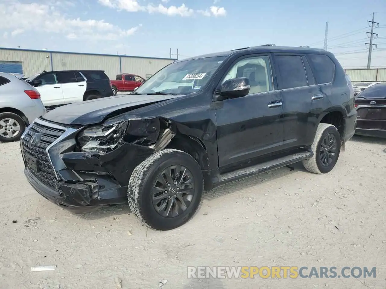 1 Photograph of a damaged car JTJAM7BXXN5324365 LEXUS GX 2022