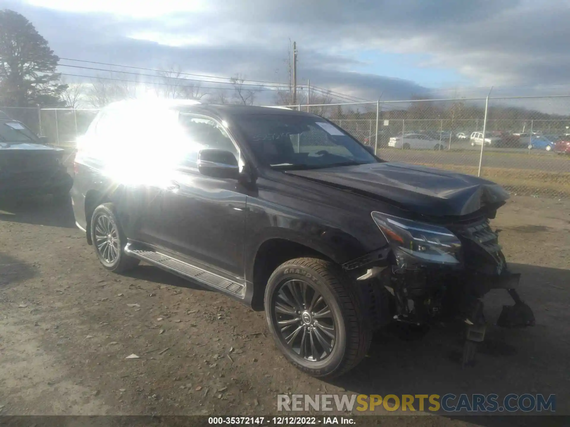 1 Photograph of a damaged car JTJGM7BX1N5321347 LEXUS GX 2022