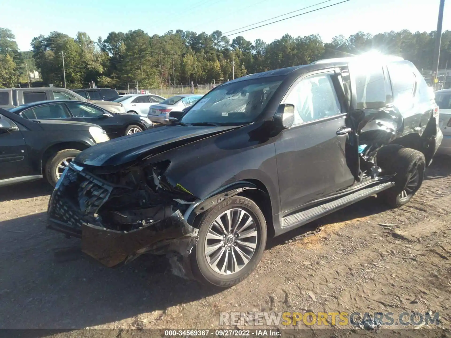 2 Photograph of a damaged car JTJGM7BX3N5321799 LEXUS GX 2022