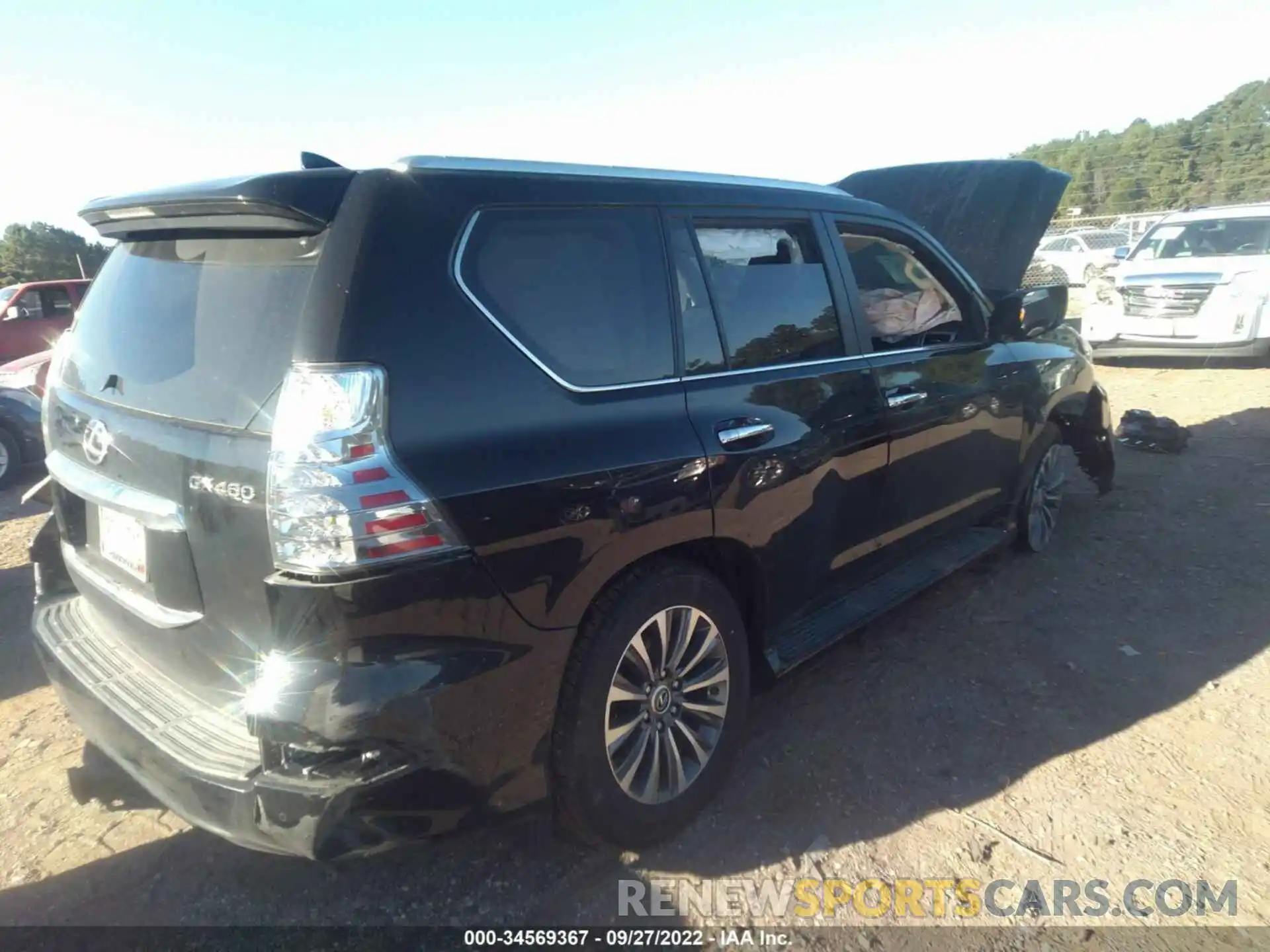 4 Photograph of a damaged car JTJGM7BX3N5321799 LEXUS GX 2022