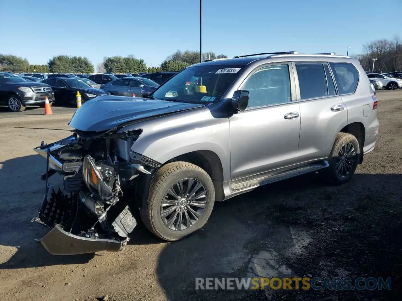 1 Photograph of a damaged car JTJAM7BX2P5353538 LEXUS GX 2023