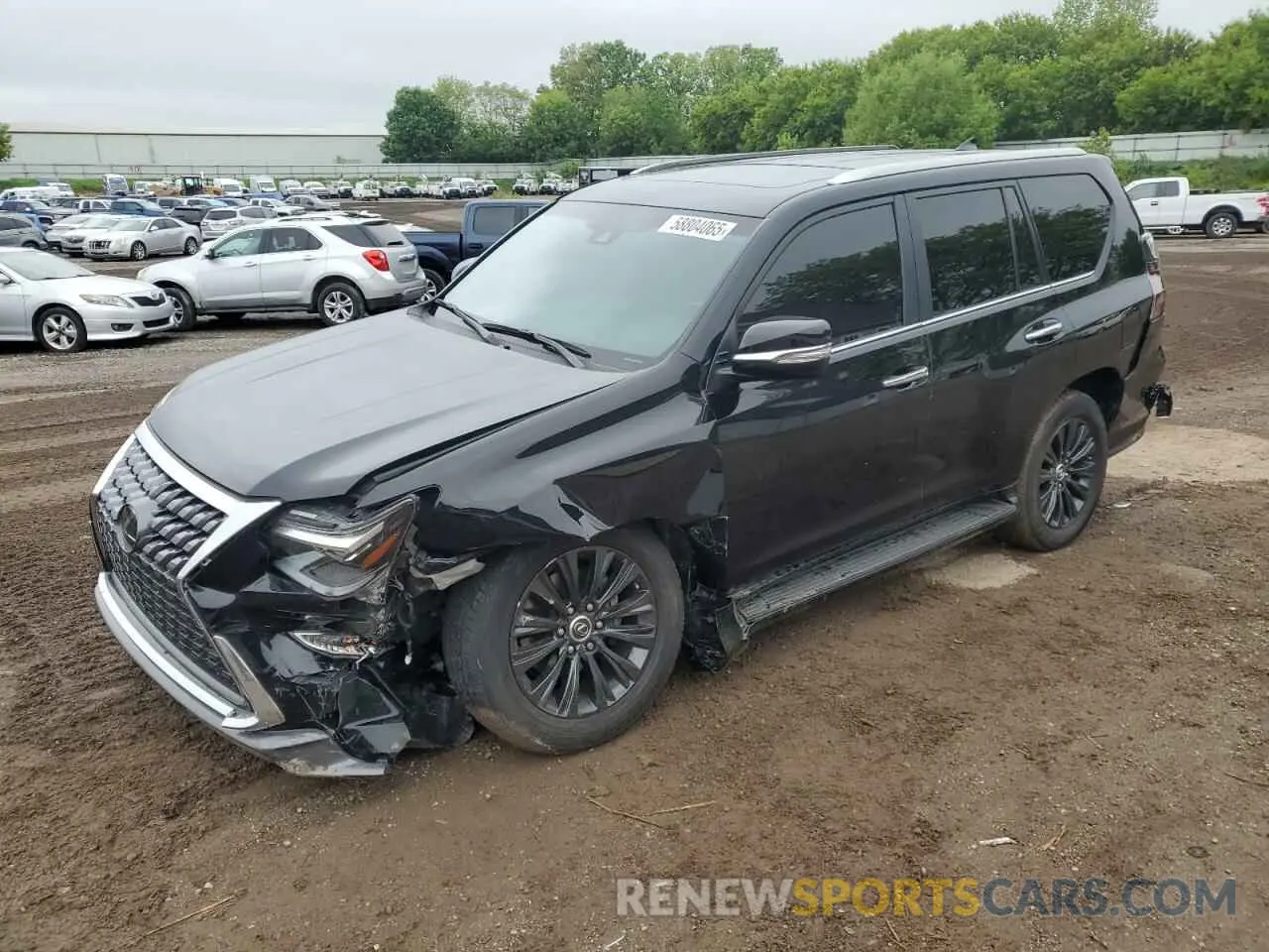 1 Photograph of a damaged car JTJAM7BX2P5376558 LEXUS GX 2023