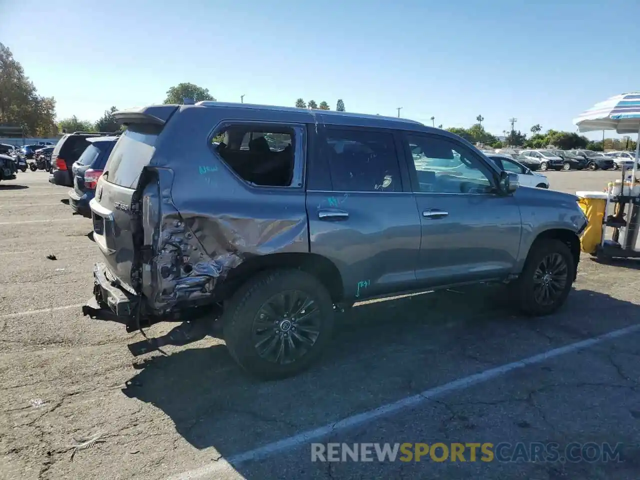 3 Photograph of a damaged car JTJAM7BX7P5384638 LEXUS GX 2023