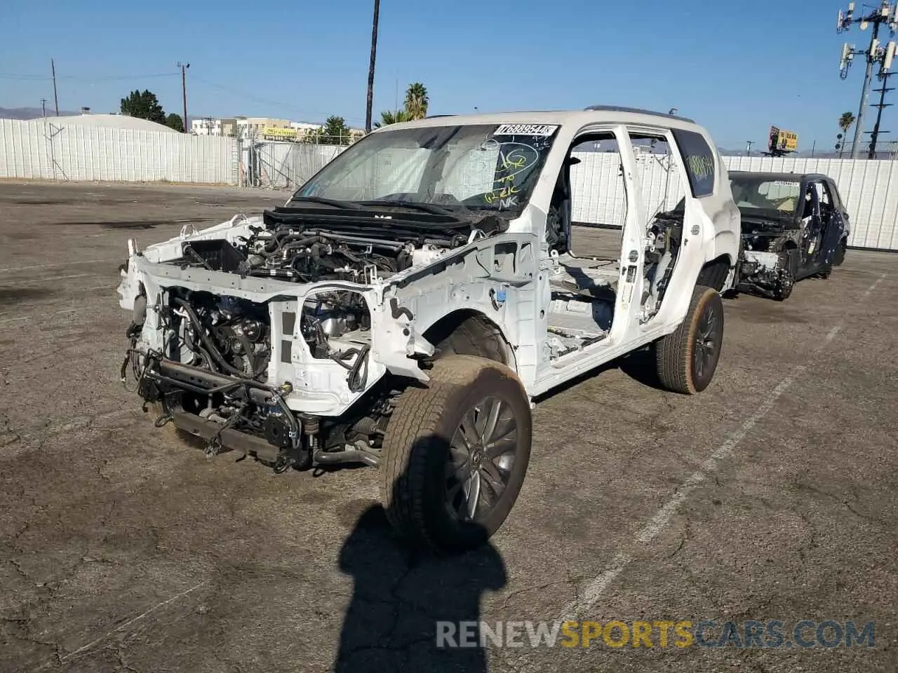 1 Photograph of a damaged car JTJAM7BX9P5380803 LEXUS GX 2023