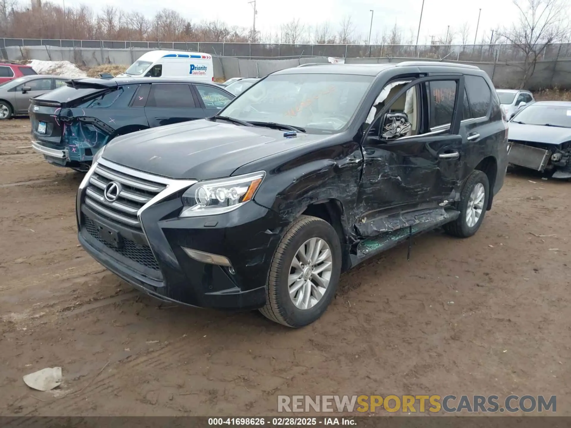 2 Photograph of a damaged car JTJBM7FX1K5234807 LEXUS GX 460 2019