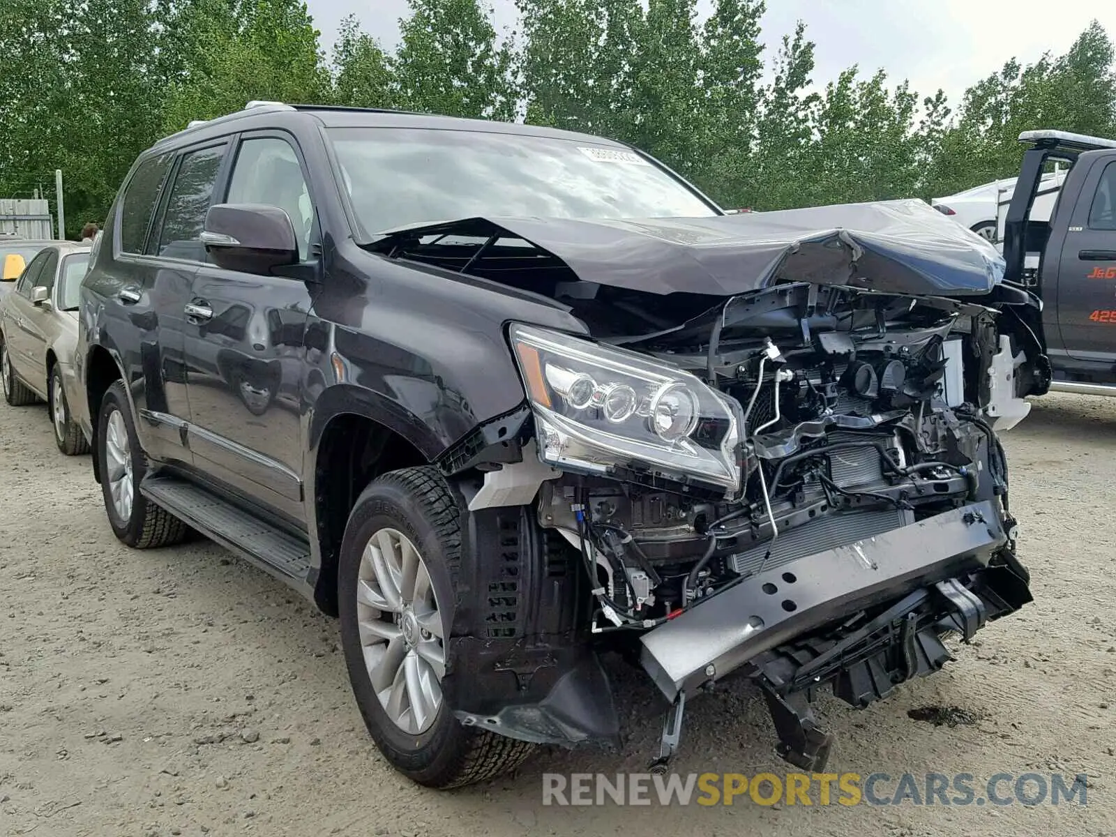 1 Photograph of a damaged car JTJBM7FX2K5218003 LEXUS GX 460 2019