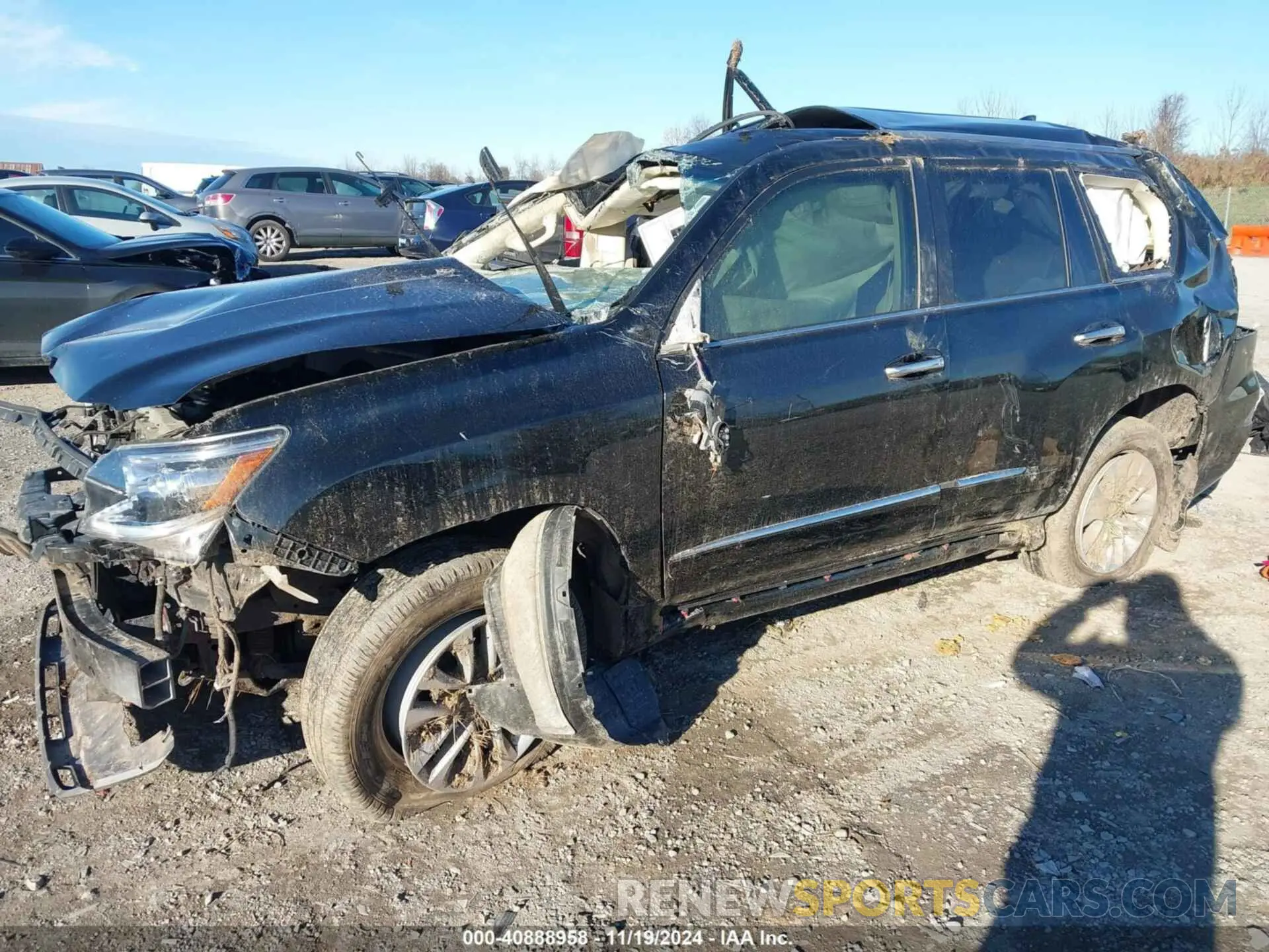 2 Photograph of a damaged car JTJBM7FX3K5219385 LEXUS GX 460 2019