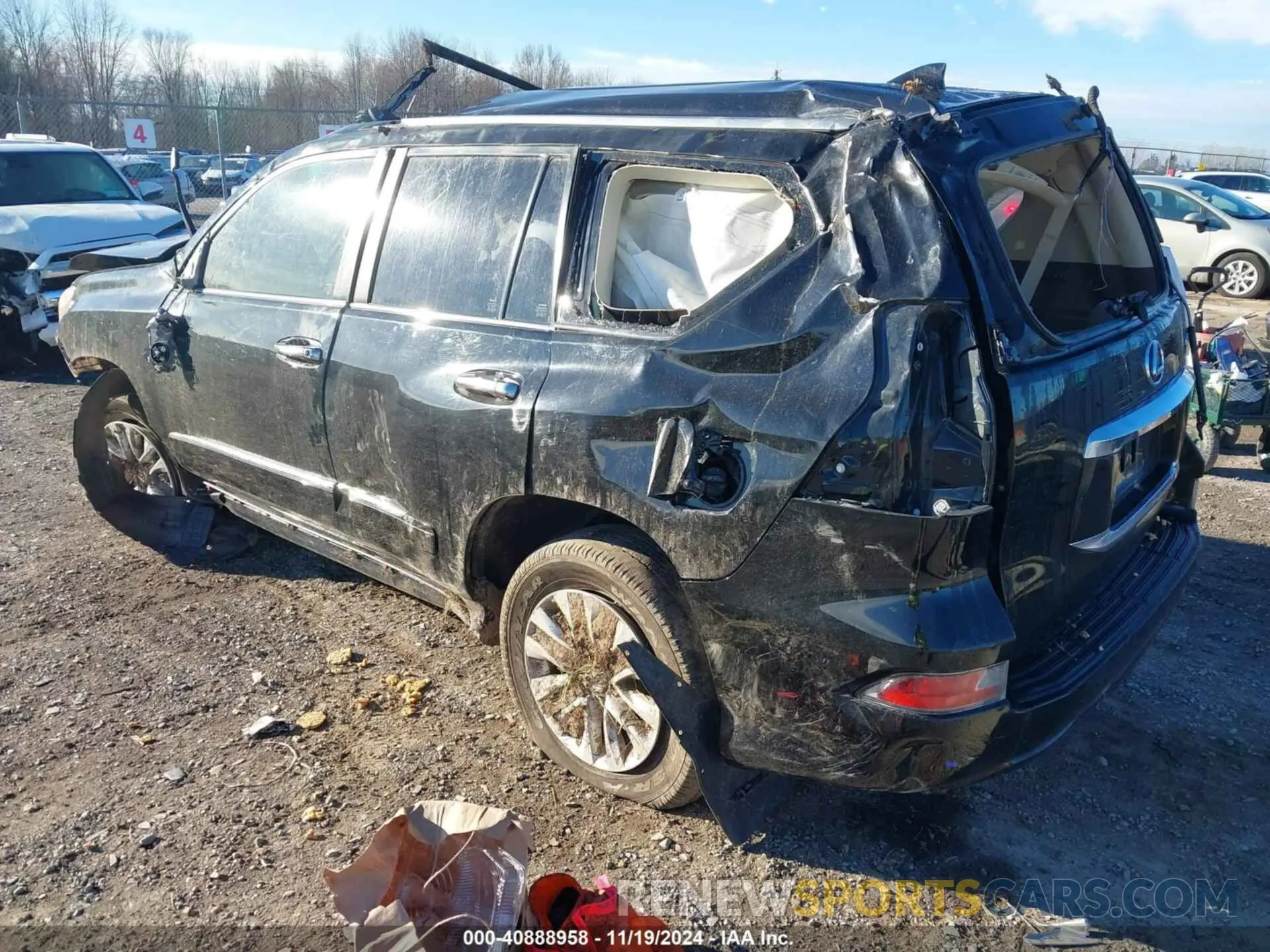 3 Photograph of a damaged car JTJBM7FX3K5219385 LEXUS GX 460 2019
