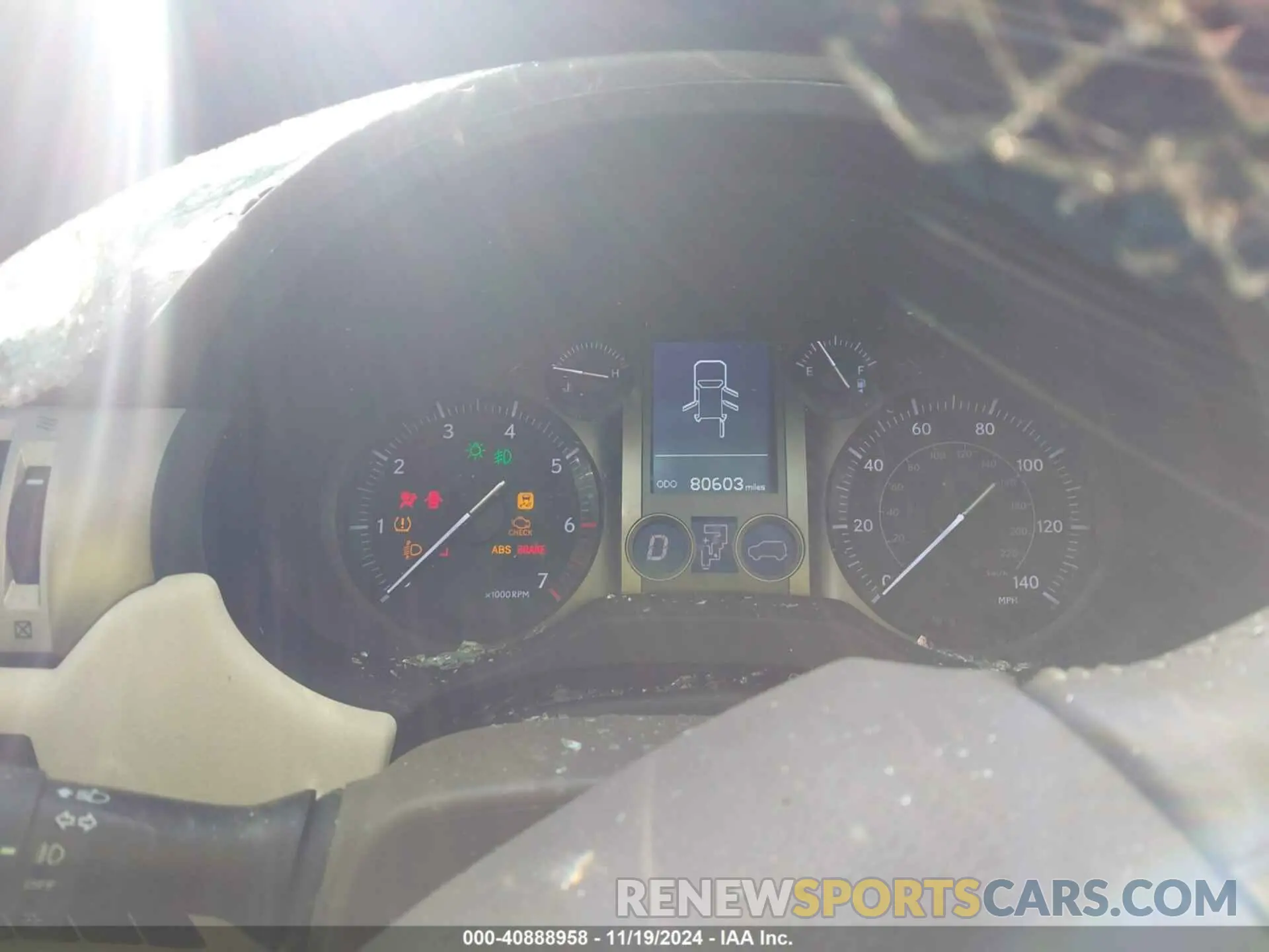 7 Photograph of a damaged car JTJBM7FX3K5219385 LEXUS GX 460 2019