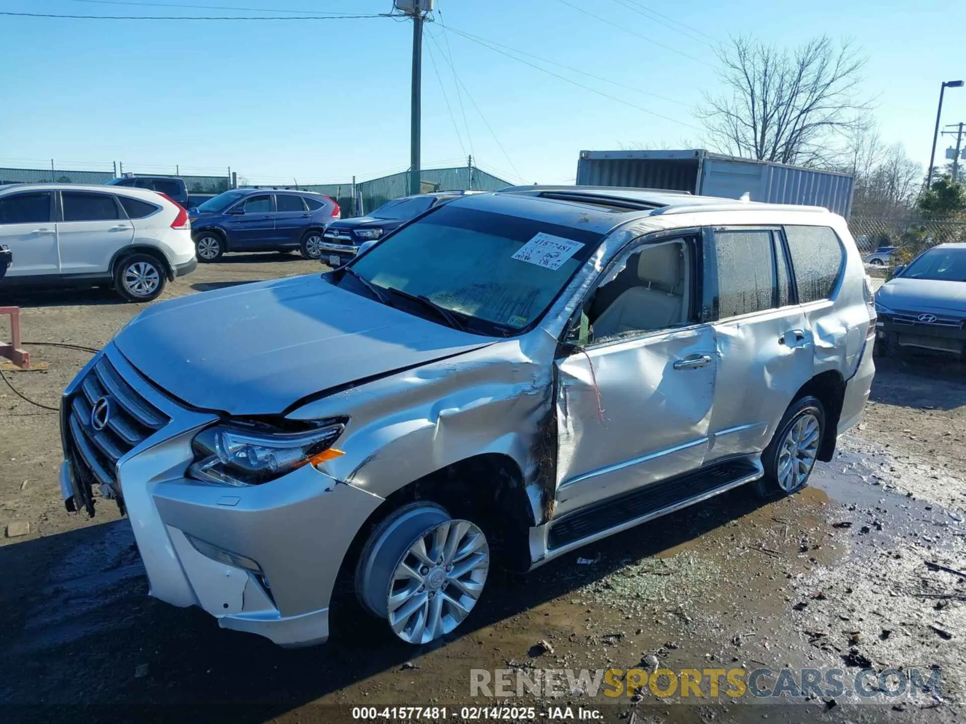 2 Photograph of a damaged car JTJBM7FX5K5211143 LEXUS GX 460 2019