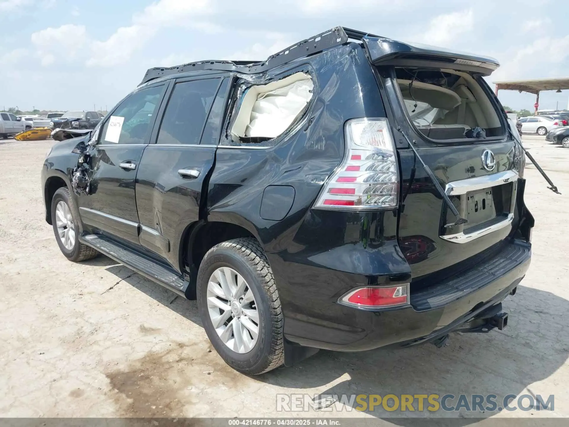 3 Photograph of a damaged car JTJBM7FX6K5223401 LEXUS GX 460 2019