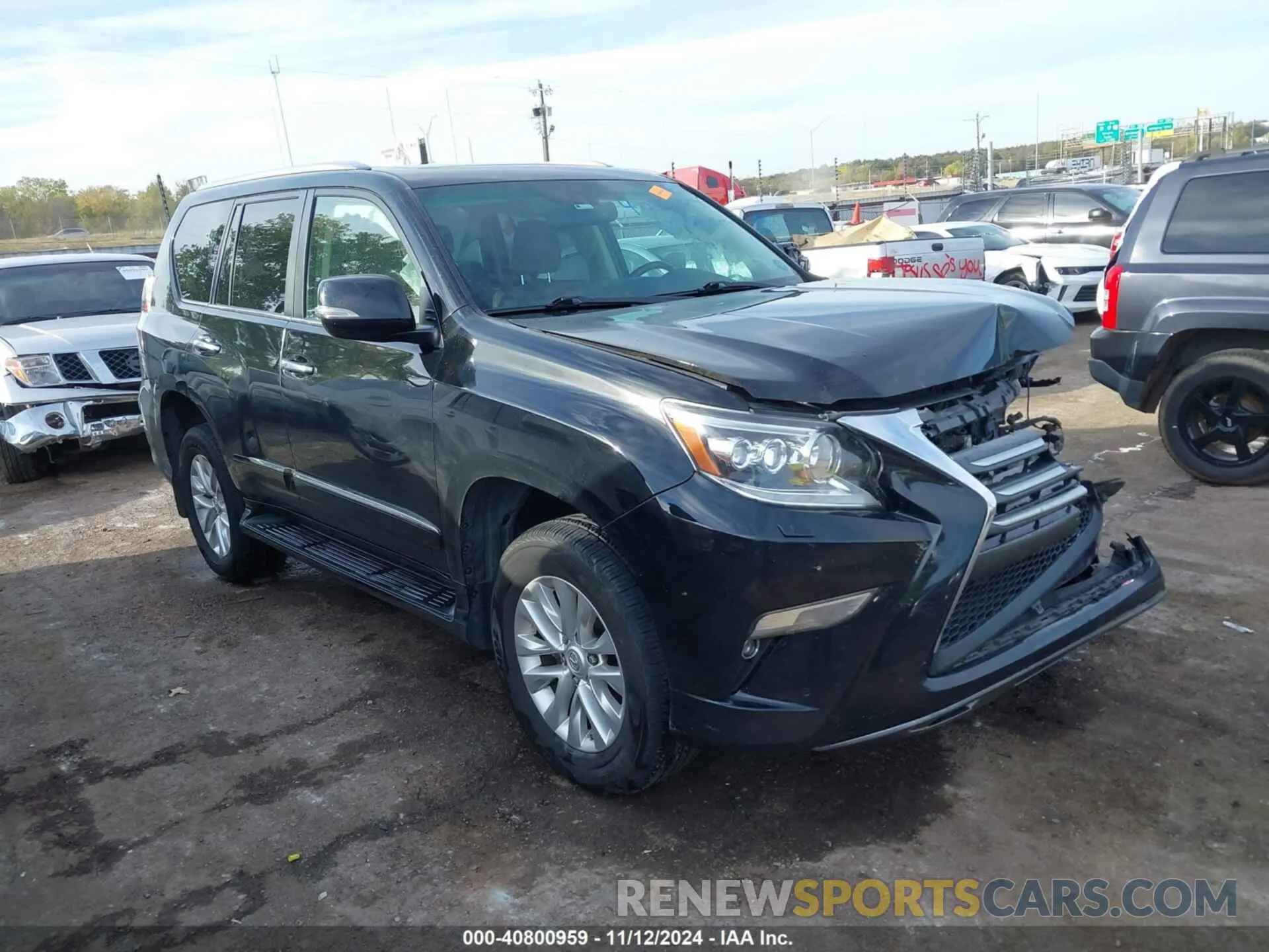 1 Photograph of a damaged car JTJBM7FX7K5220927 LEXUS GX 460 2019