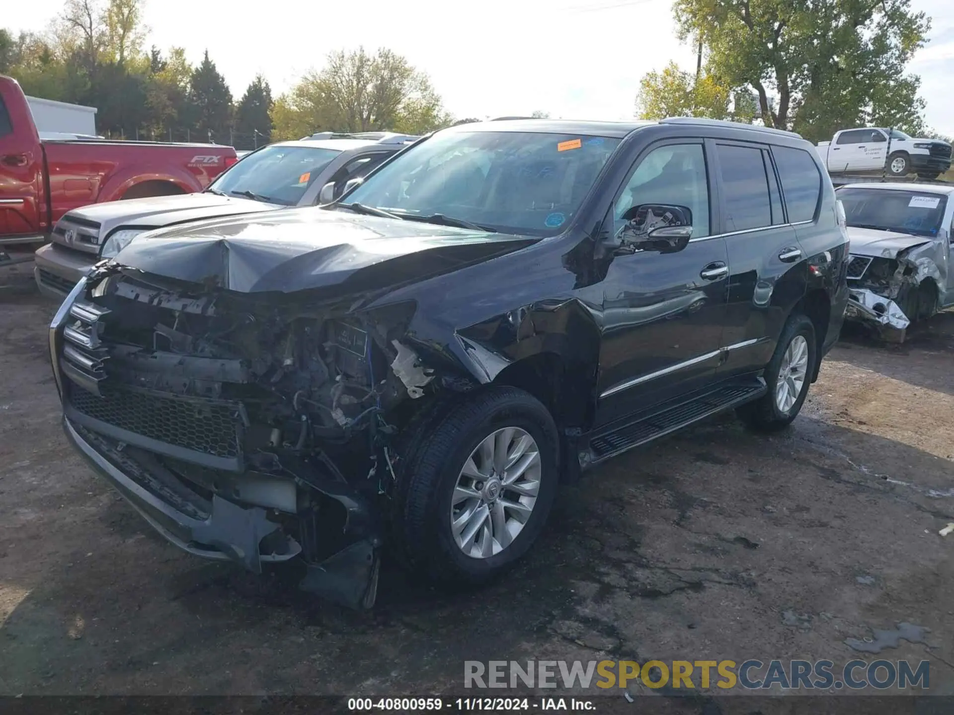 2 Photograph of a damaged car JTJBM7FX7K5220927 LEXUS GX 460 2019