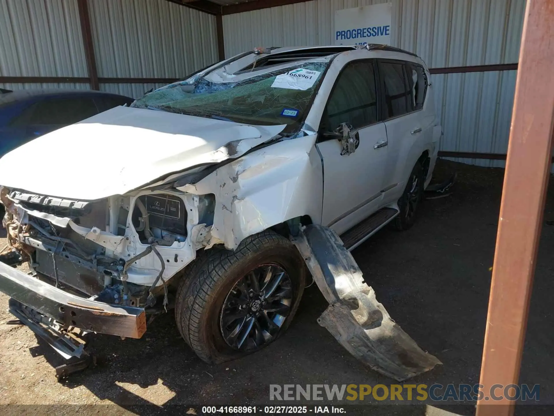 2 Photograph of a damaged car JTJBM7FX8K5235114 LEXUS GX 460 2019