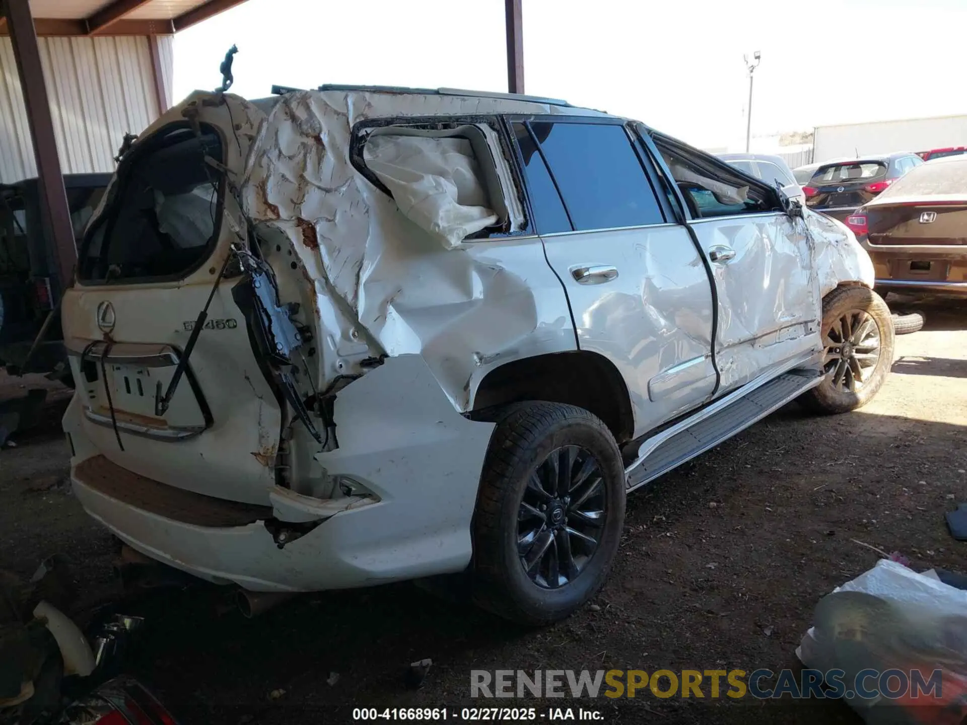 4 Photograph of a damaged car JTJBM7FX8K5235114 LEXUS GX 460 2019