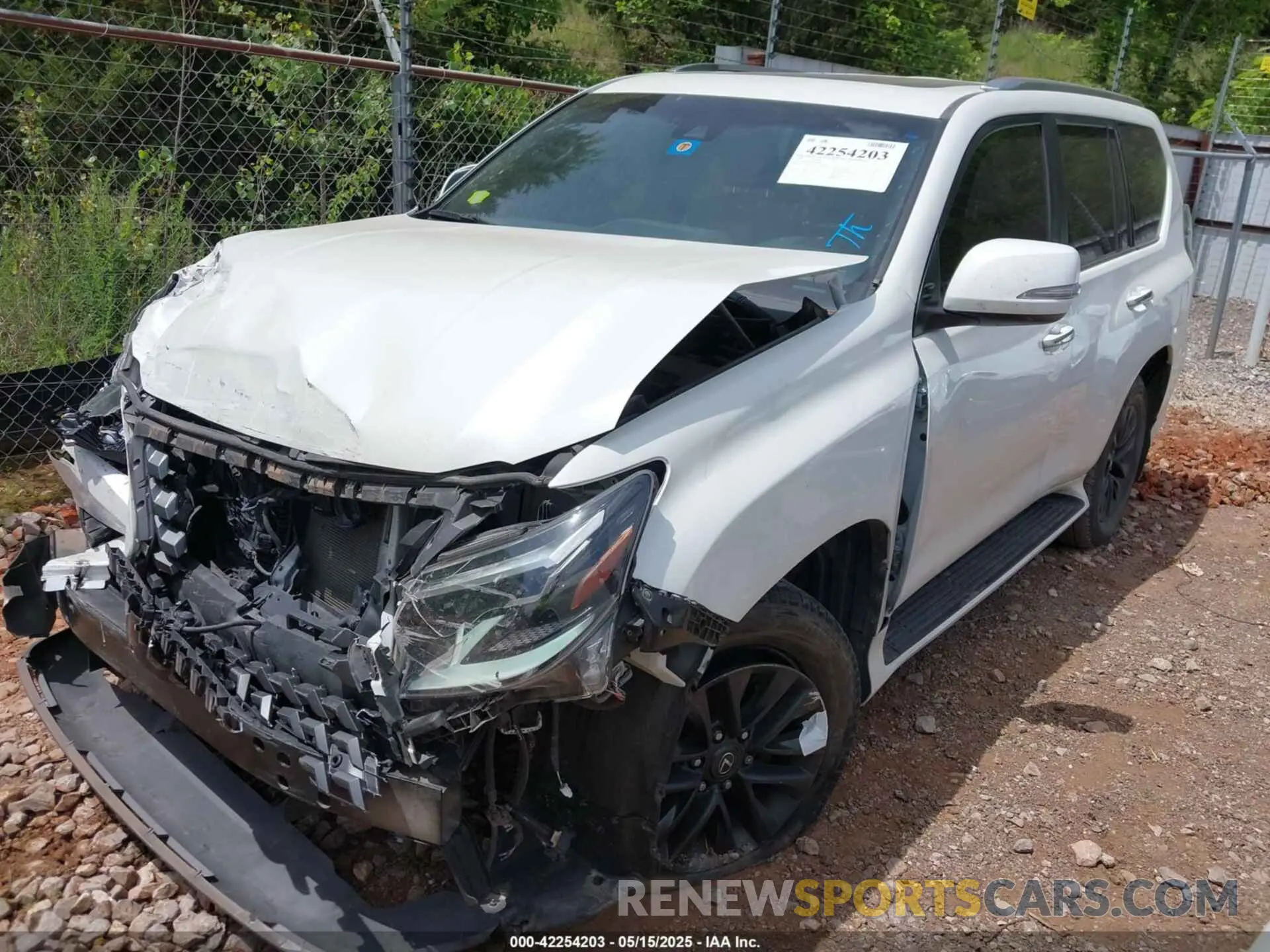 2 Photograph of a damaged car JTJAM7BX2L5263445 LEXUS GX 460 2020