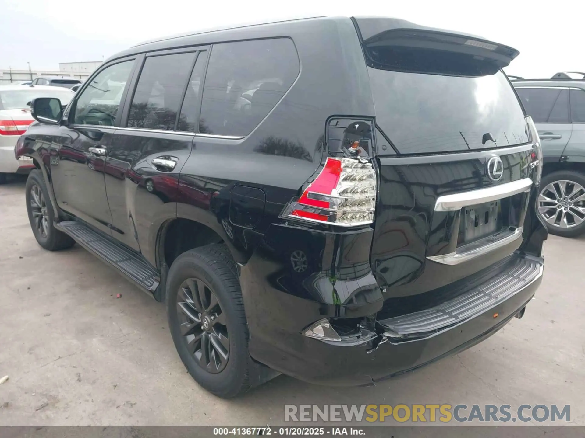 3 Photograph of a damaged car JTJAM7BX8L5240834 LEXUS GX 460 2020