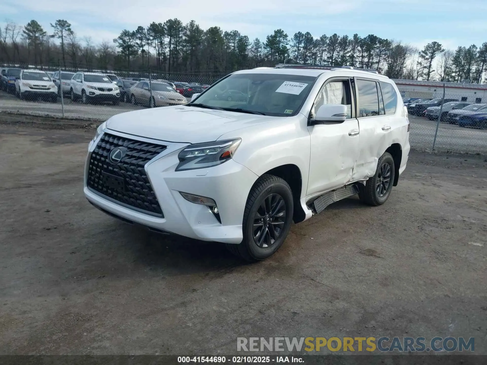 2 Photograph of a damaged car JTJAM7BX8L5245046 LEXUS GX 460 2020