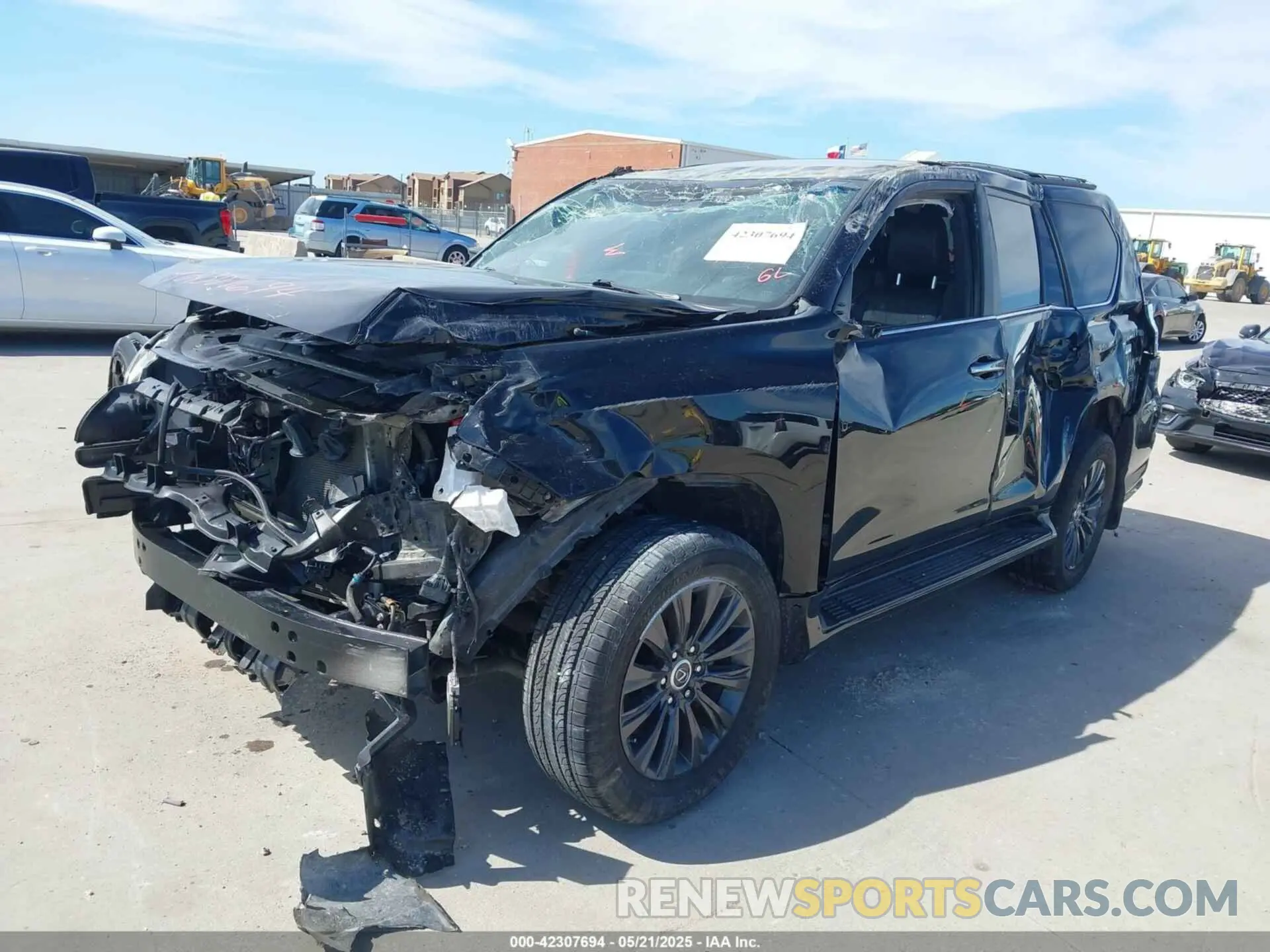 2 Photograph of a damaged car JTJGM7BX9L5263372 LEXUS GX 460 2020