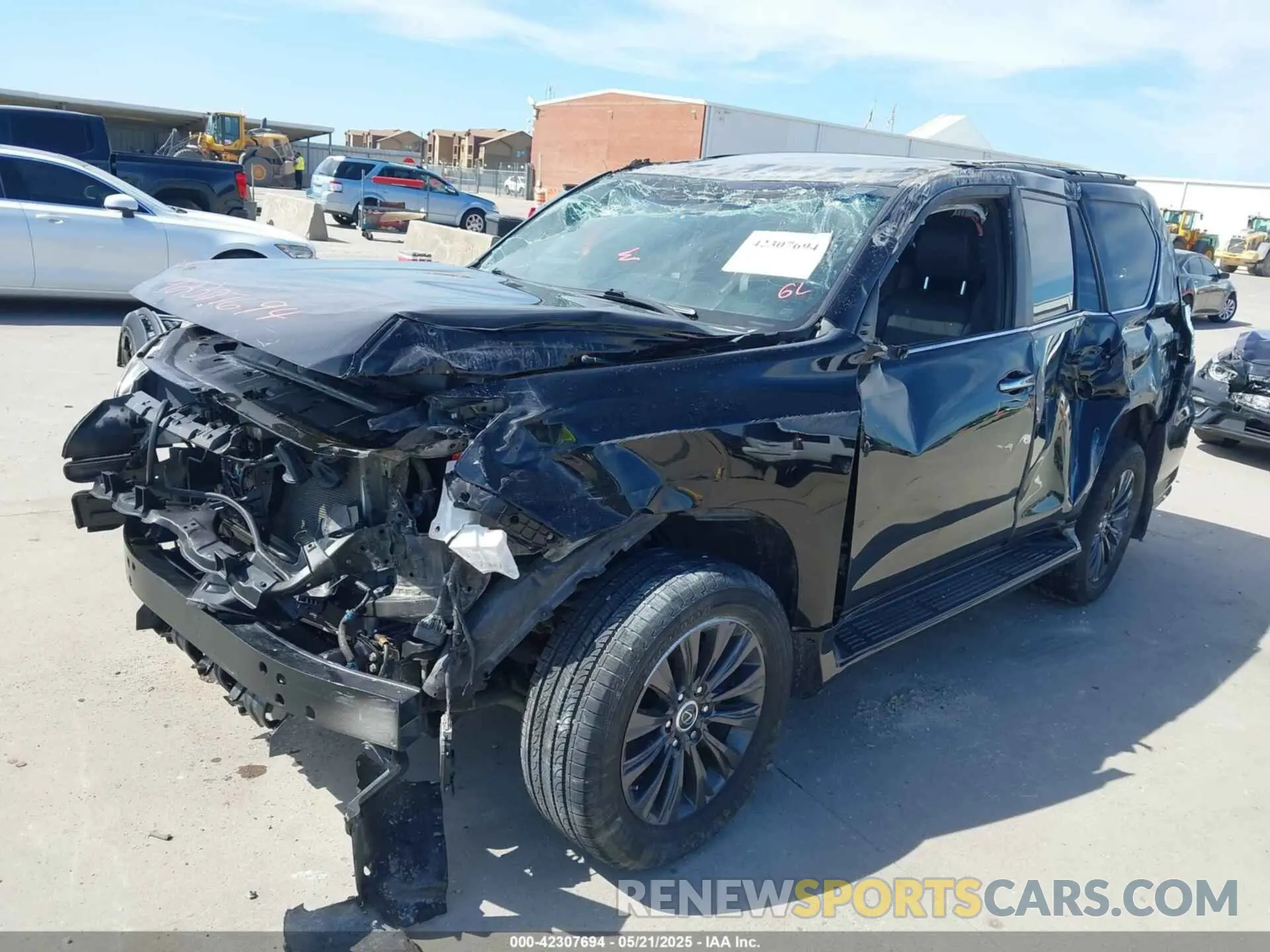 6 Photograph of a damaged car JTJGM7BX9L5263372 LEXUS GX 460 2020