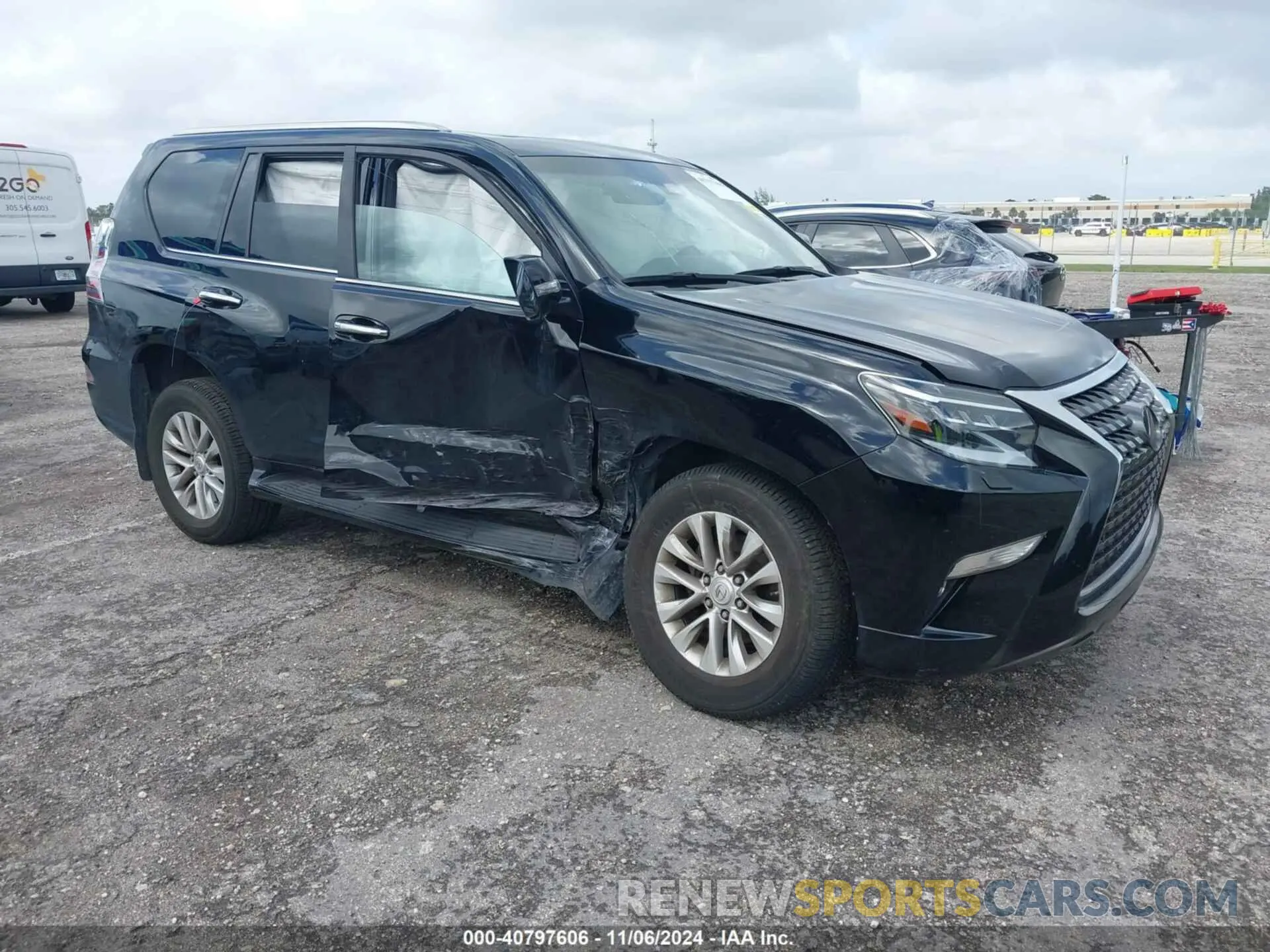 1 Photograph of a damaged car JTJAM7BX8M5277173 LEXUS GX 460 2021