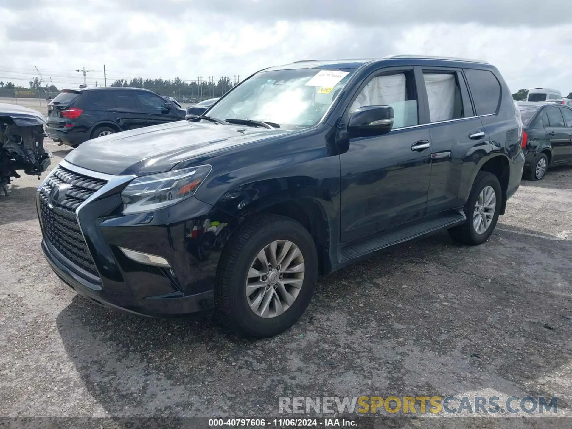 2 Photograph of a damaged car JTJAM7BX8M5277173 LEXUS GX 460 2021