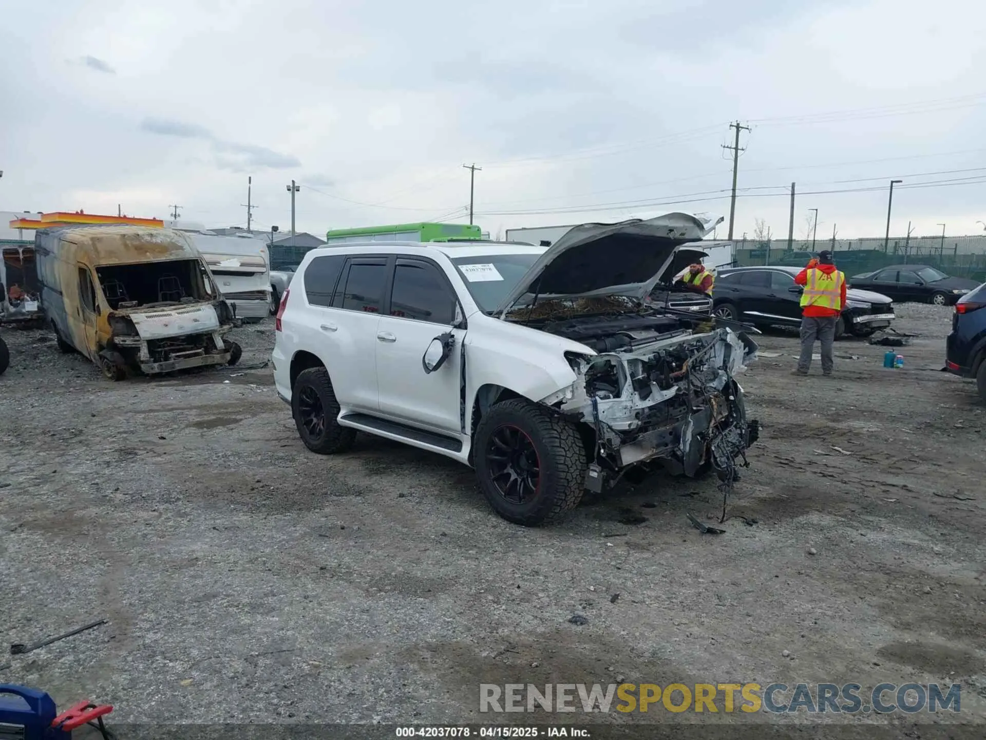 1 Photograph of a damaged car JTJAM7BX8M5289419 LEXUS GX 460 2021