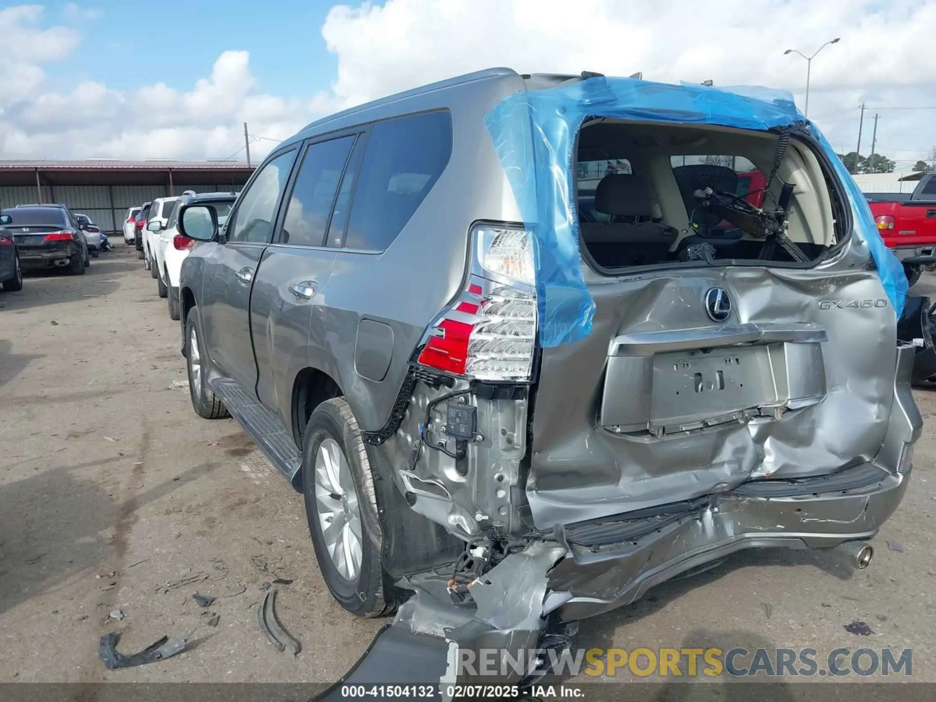 3 Photograph of a damaged car JTJAM7BX0N5325072 LEXUS GX 460 2022